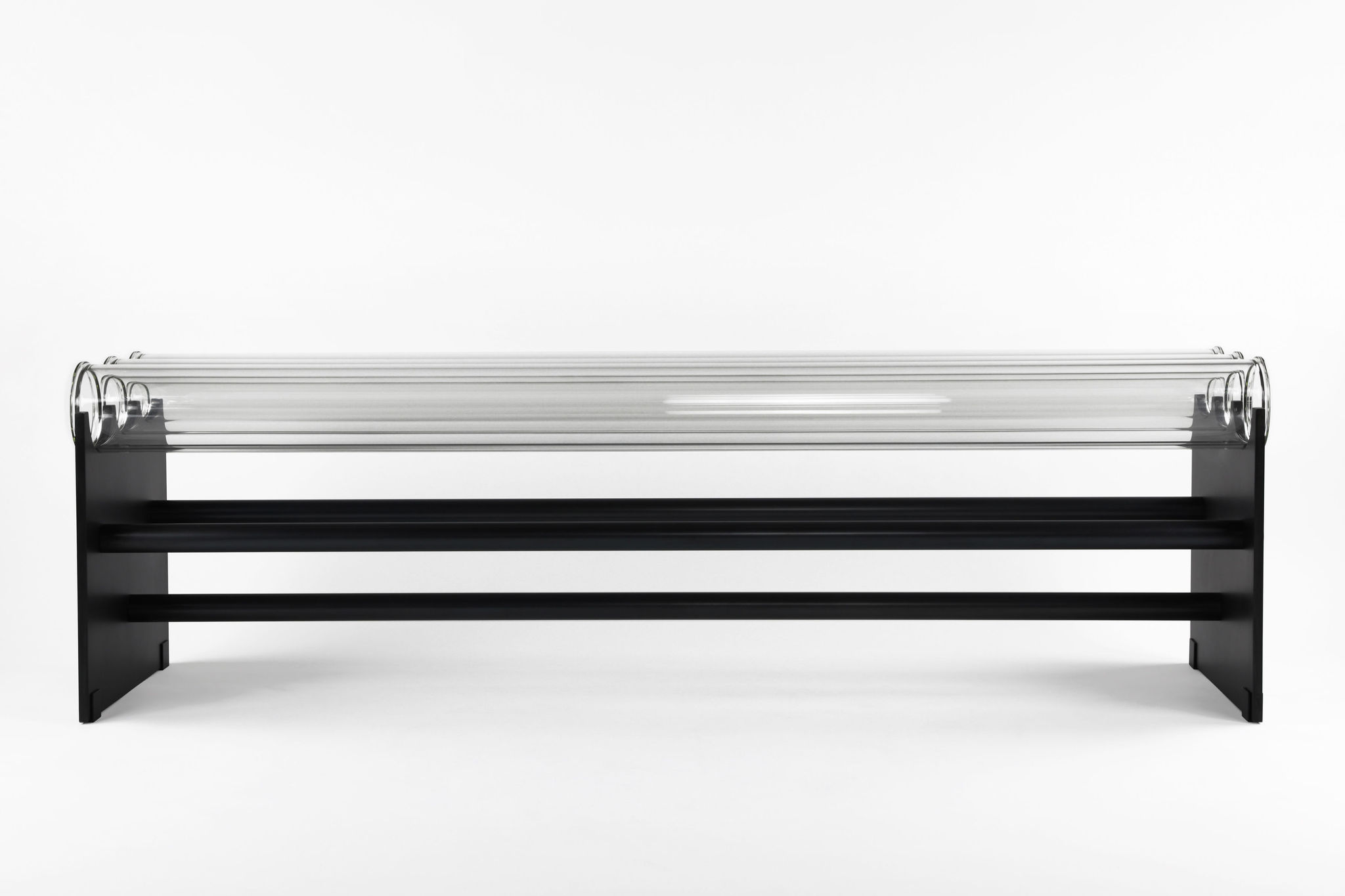 Twentieth Christopher Kreiling Museum Glass Bench 1