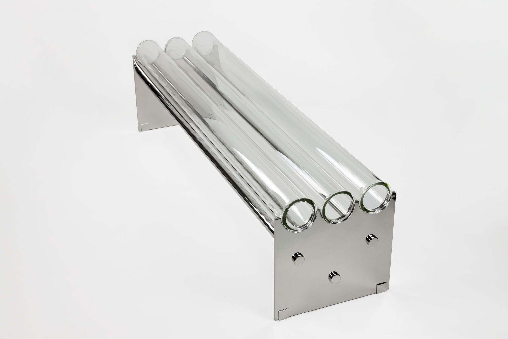 Twentieth Christopher Kreiling Museum Glass Bench 14