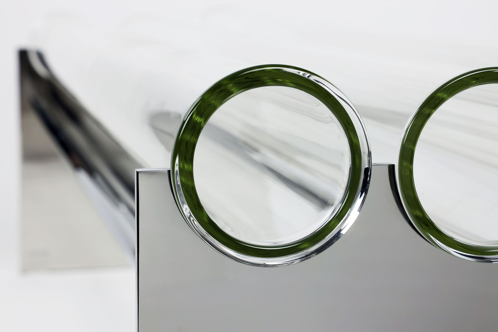 Twentieth Christopher Kreiling Museum Glass Bench 17