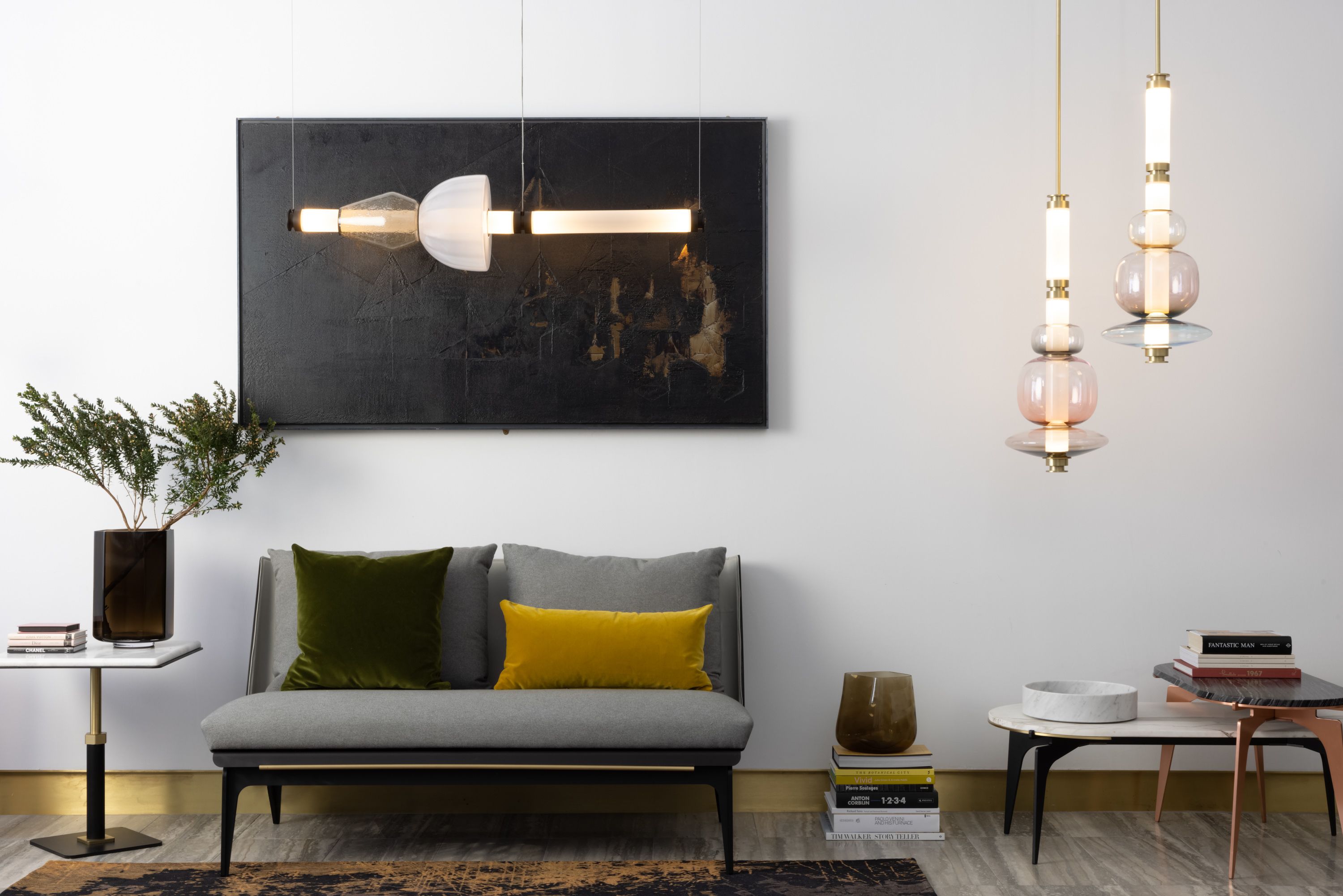 Twentieth Gabriel Scott Prong Racetrack Side Table In Situ 07