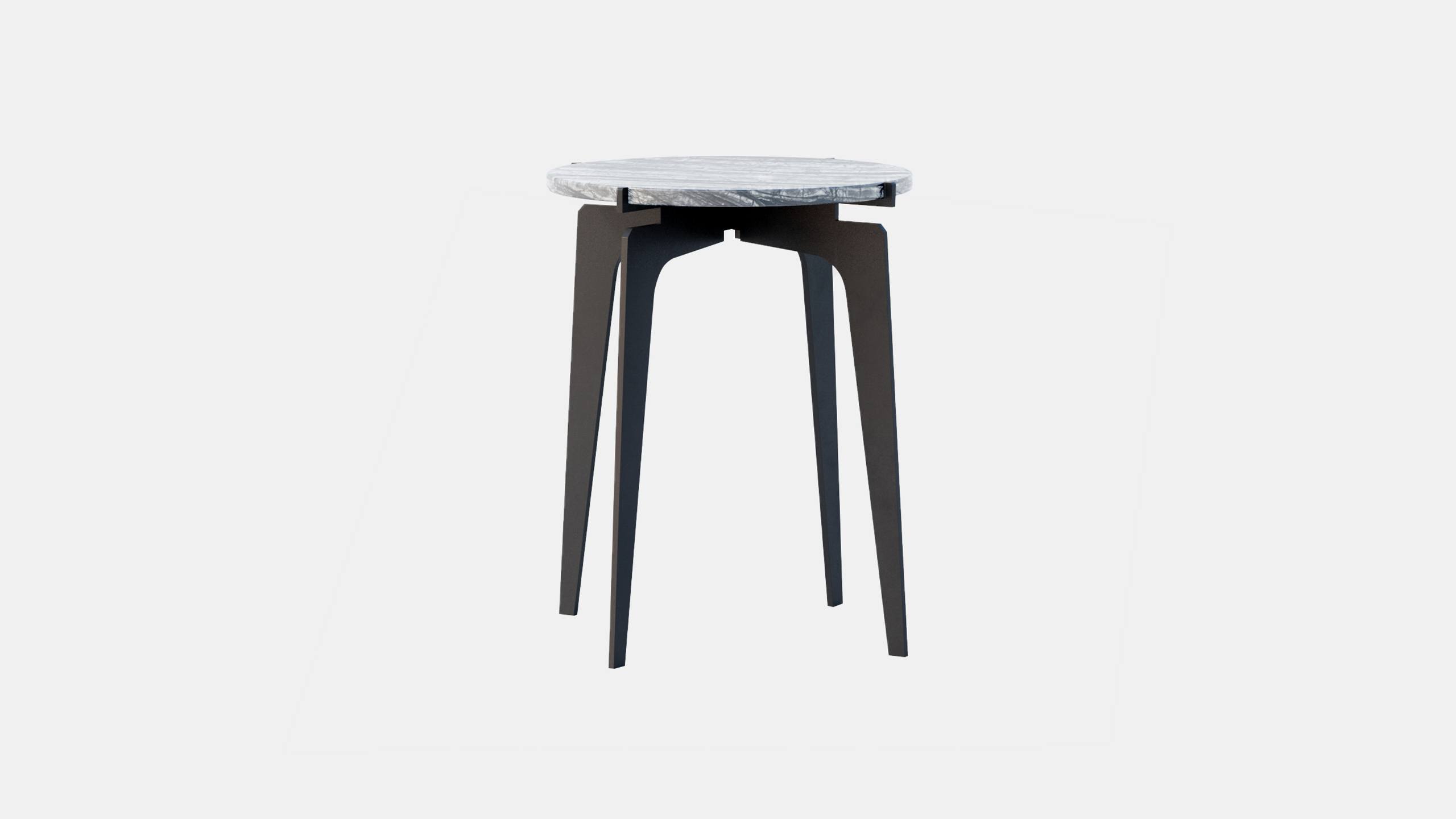 Twentieth Gabriel Scott Prong Side Table 06