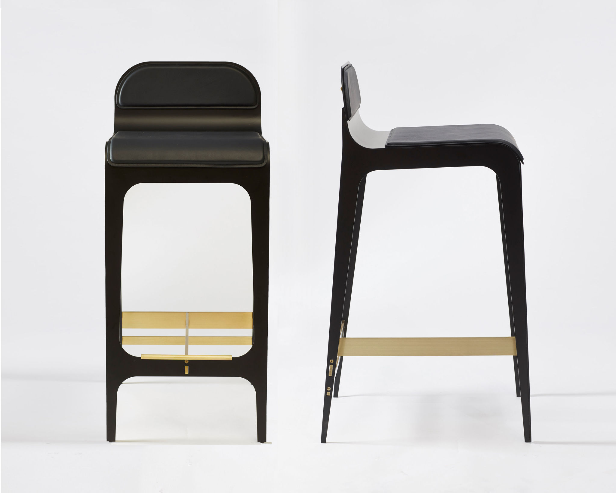 Twentieth GabrielScott BARDOTStool NavyBrass