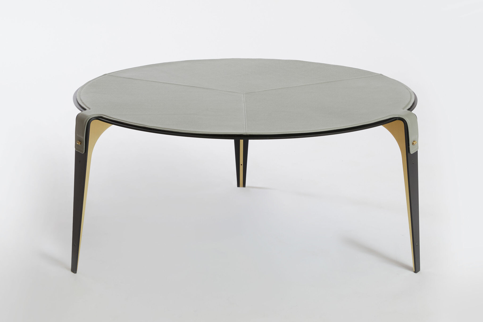 Twentieth GabrielScott BARDOT CoffeeTable GrayBrass 2