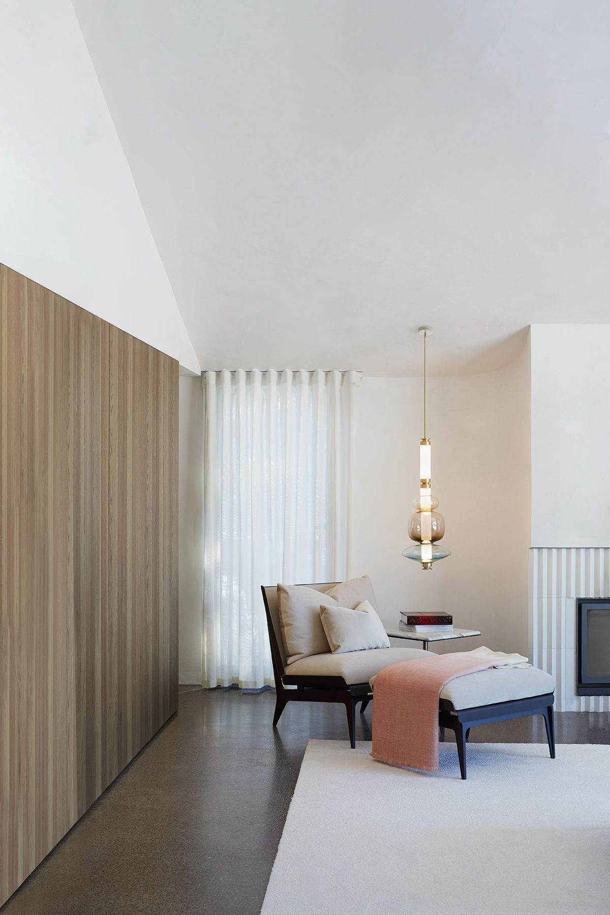 Twentieth GabrielScott BOUDOIR ChairOttoman SITU 01