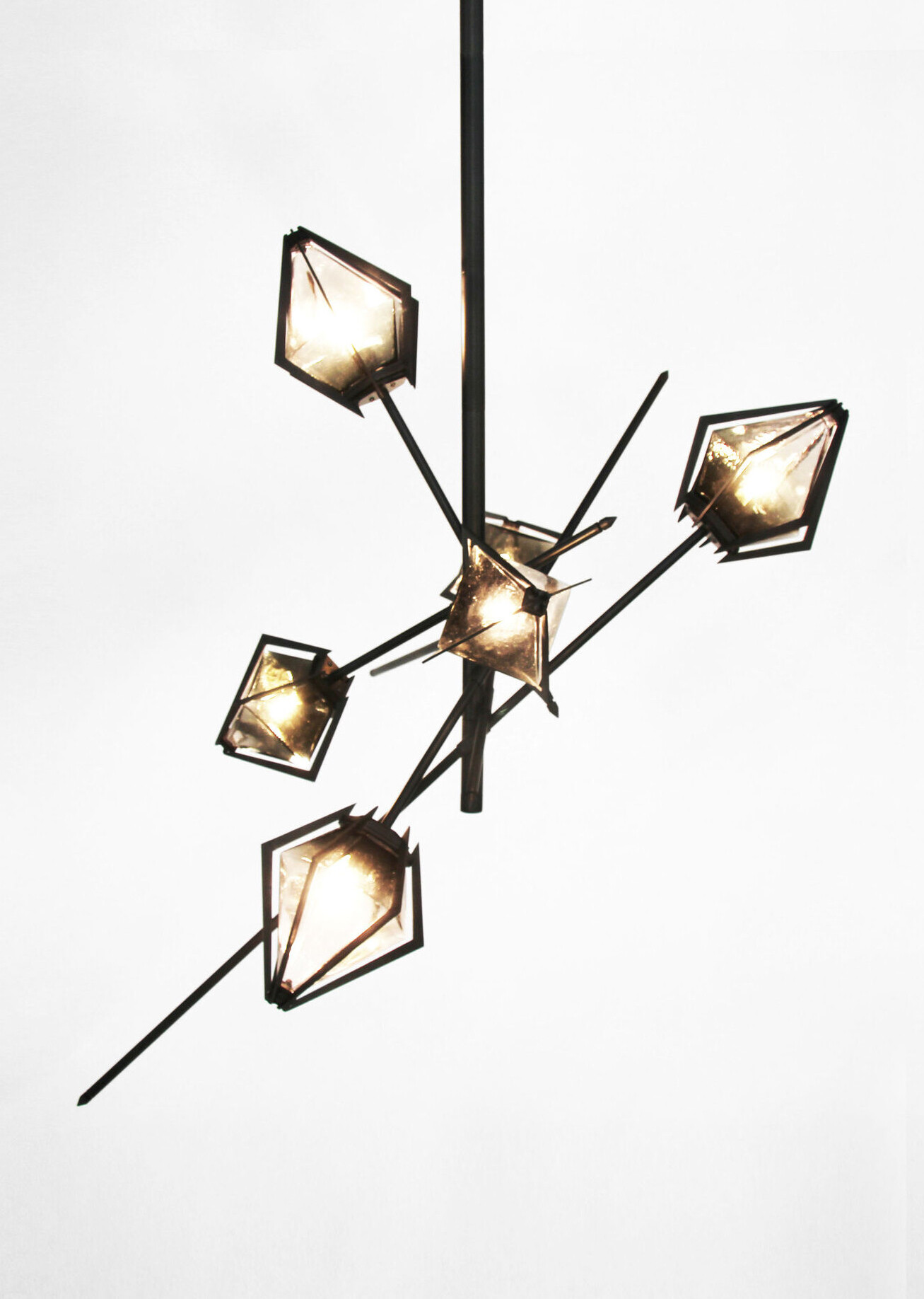 Twentieth GabrielScott HARLOW SmallChandelier Smoked