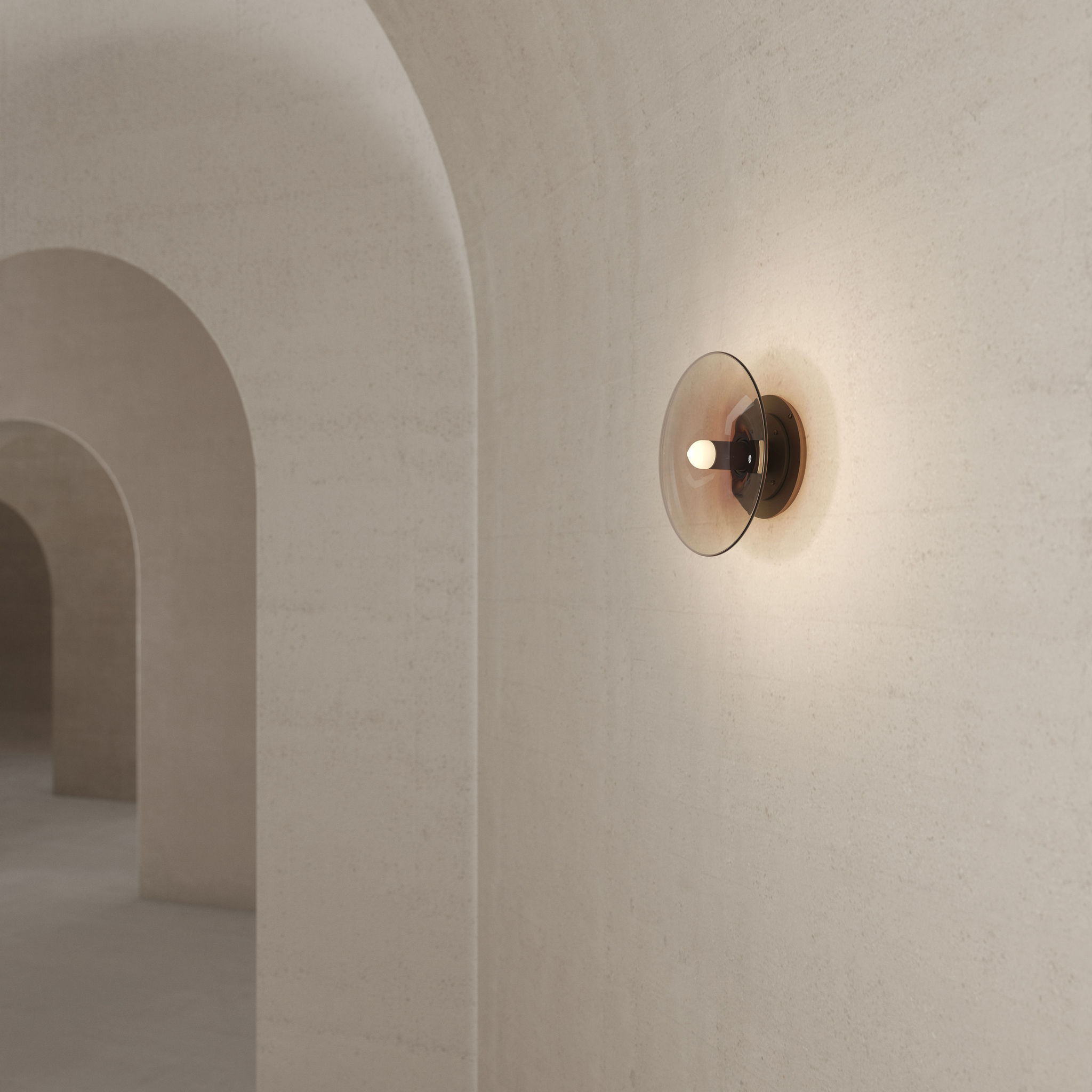 Twentieth GabrielScott LUNA A RoundSconce Brass2