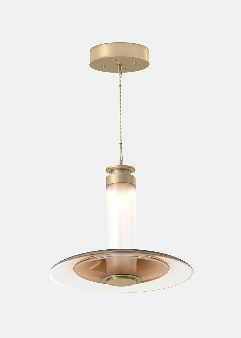 Twentieth GabrielScott LUNA A SmallDiscPendant Brass