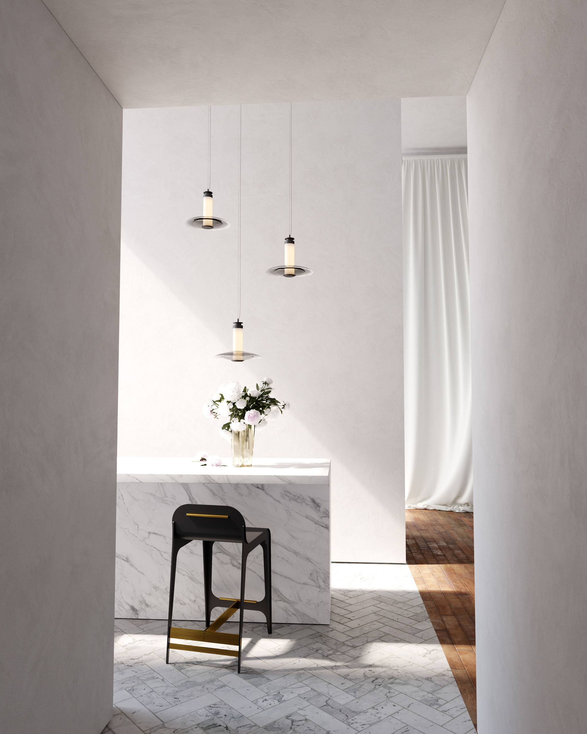 Twentieth GabrielScott LUNA A SmallDiscPendant Group SITU