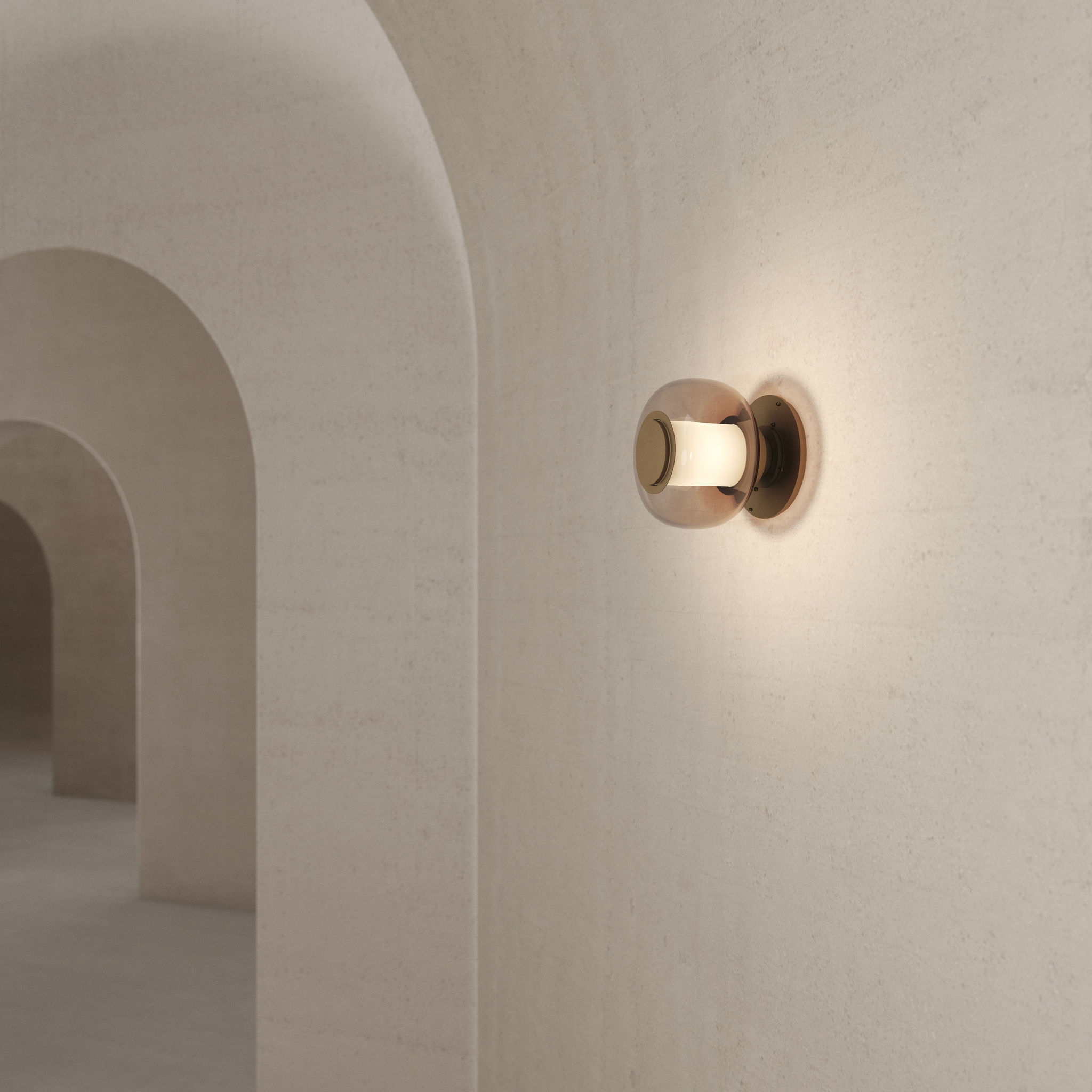 Twentieth GabrielScott LUNA A SmallSconce Brass2