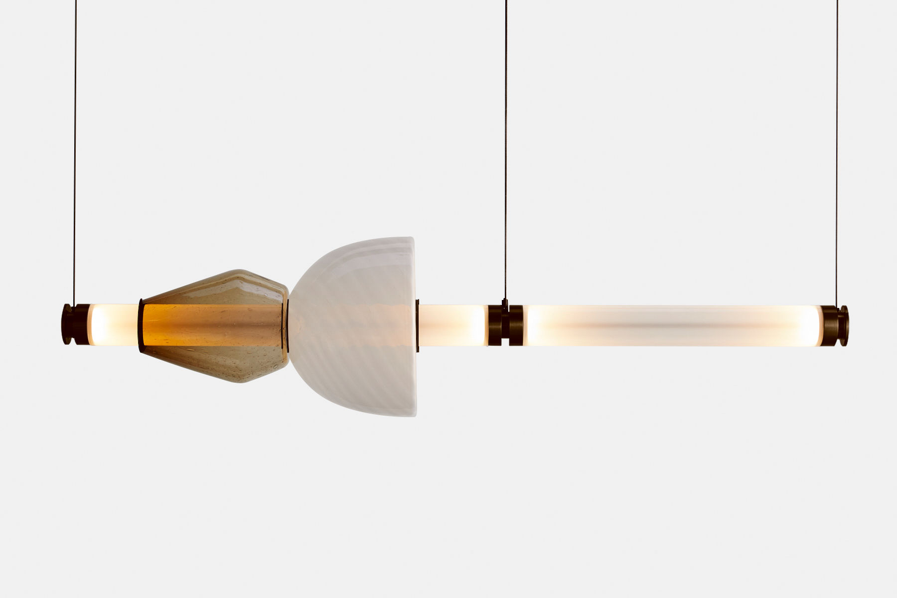 Twentieth GabrielScott LUNA Kaleido1TierChandelier E Bronze ArasCynus