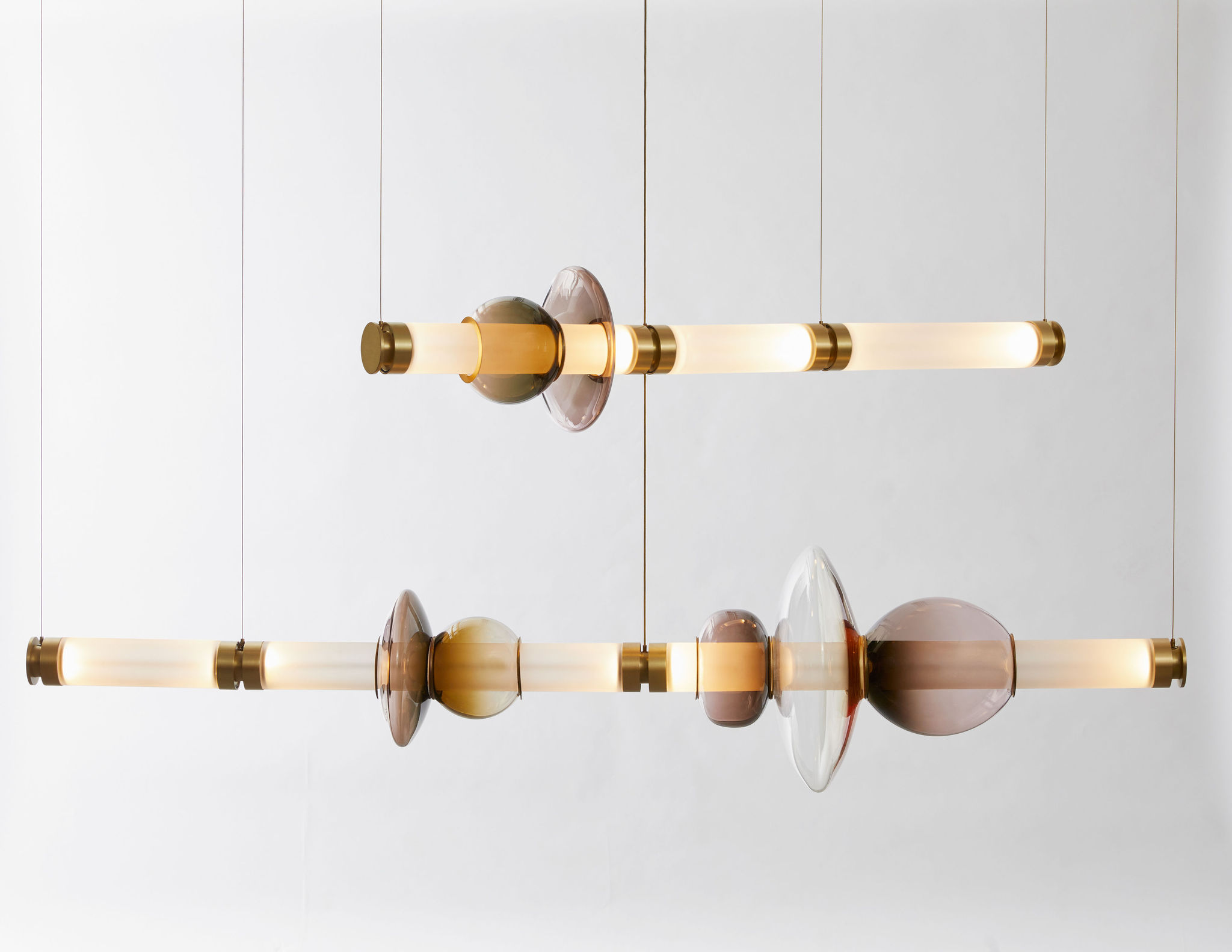 Twentieth GabrielScott LUNAchandelier TIER2 Brass