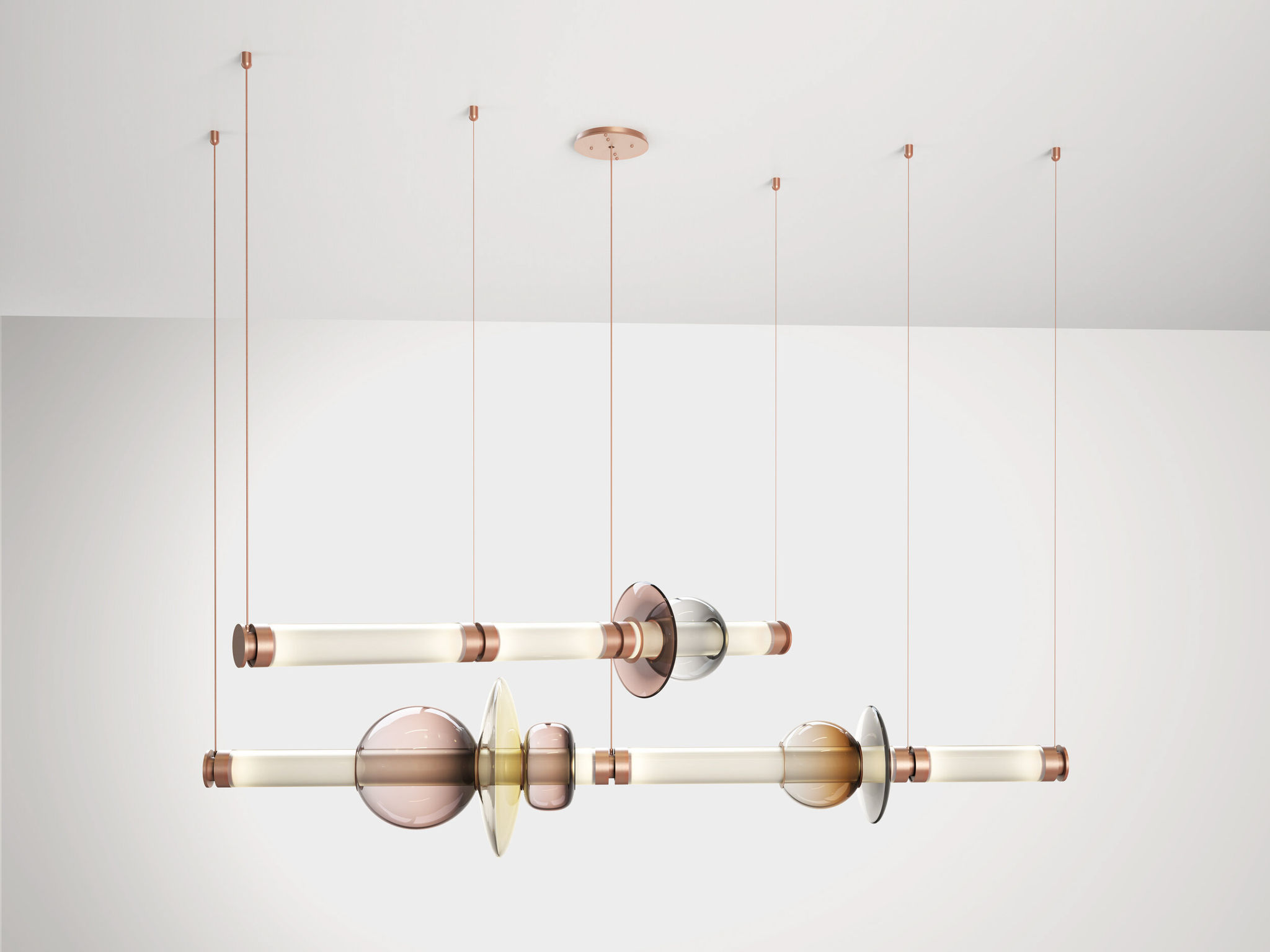 Twentieth GabrielScott LUNAchandelier TIER2 Copper