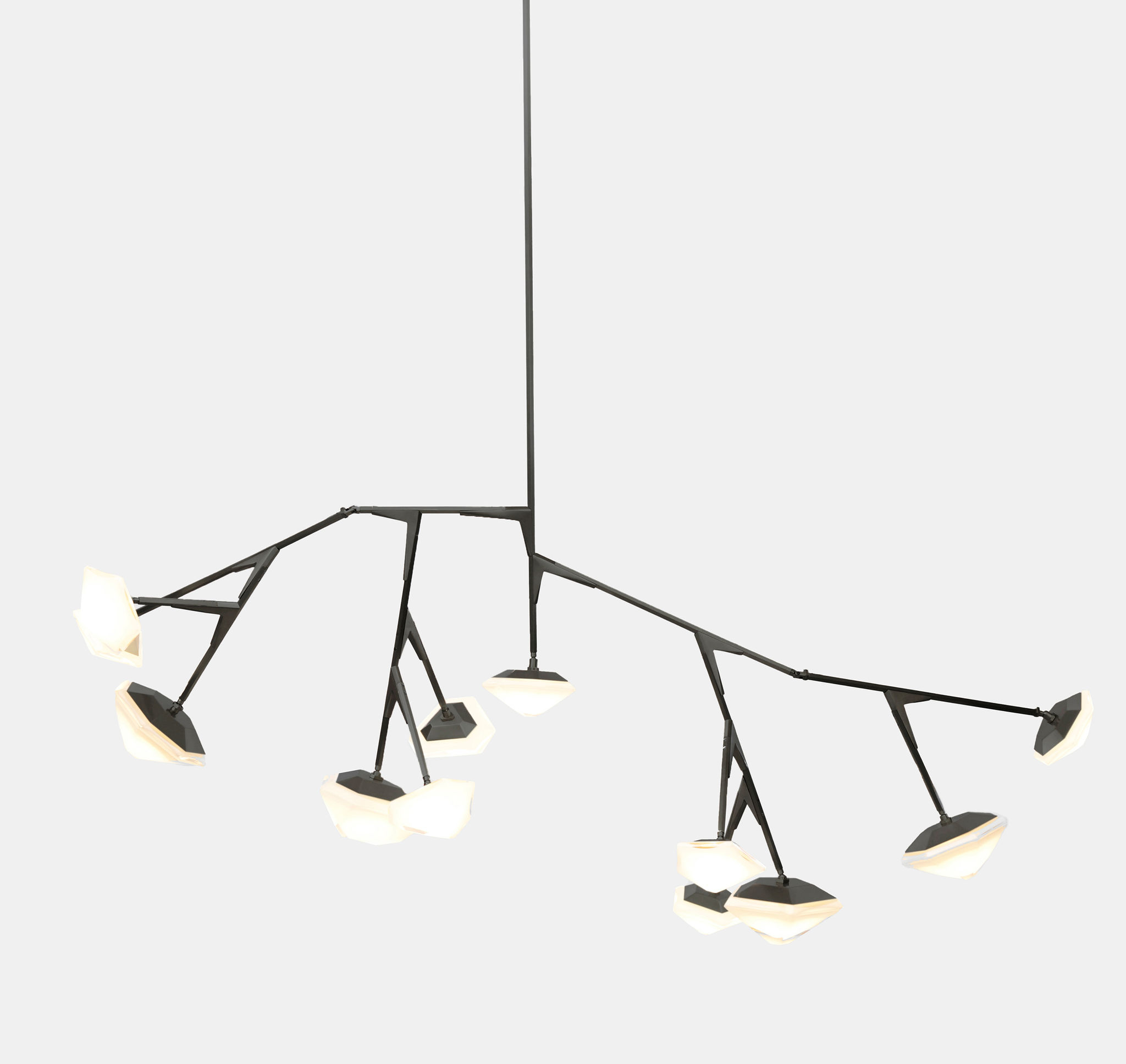 Twentieth GabrielScott MYRIAD 12LongChandelier Black