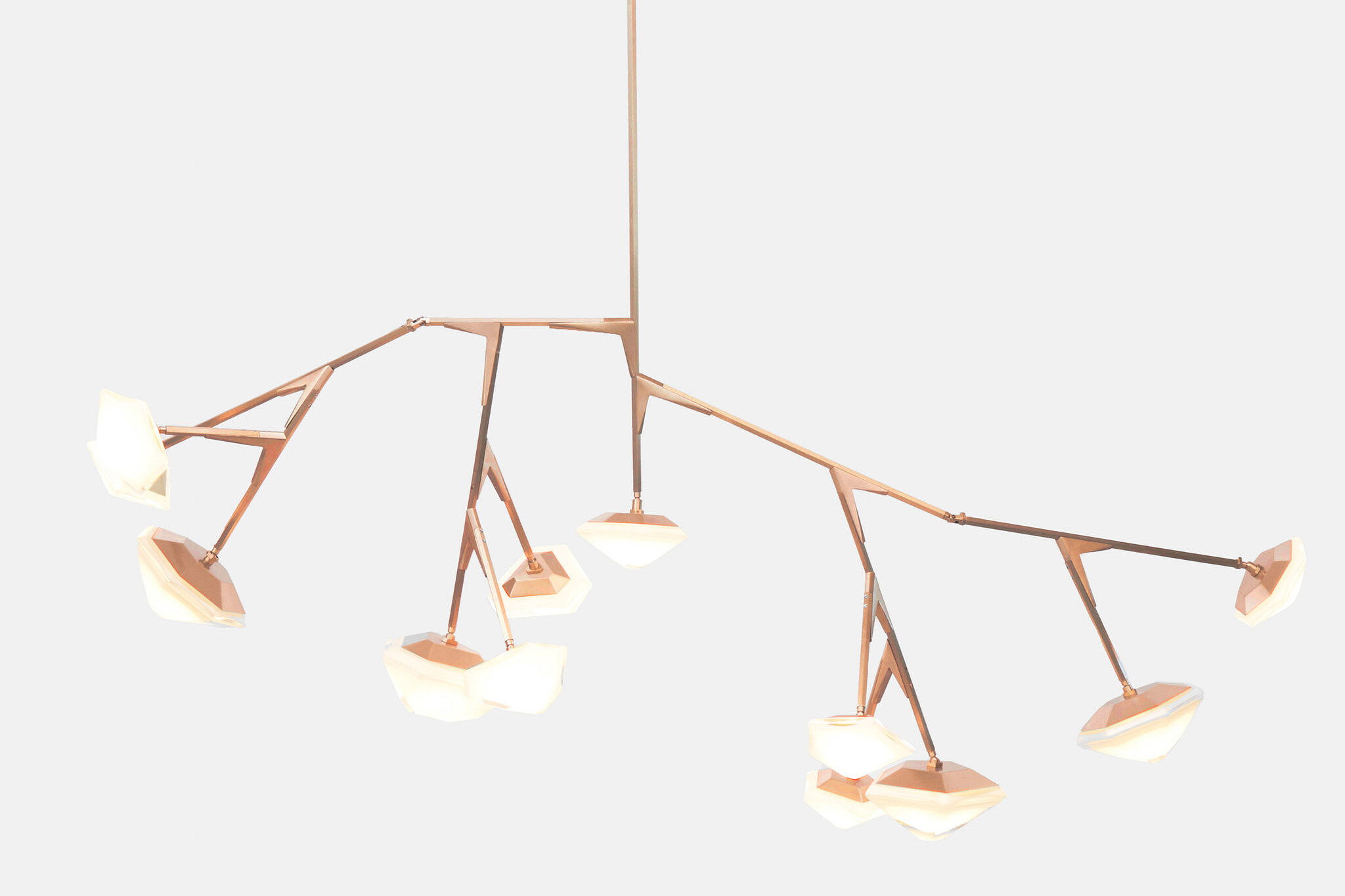 Twentieth GabrielScott MYRIAD 12LongChandelier Copper