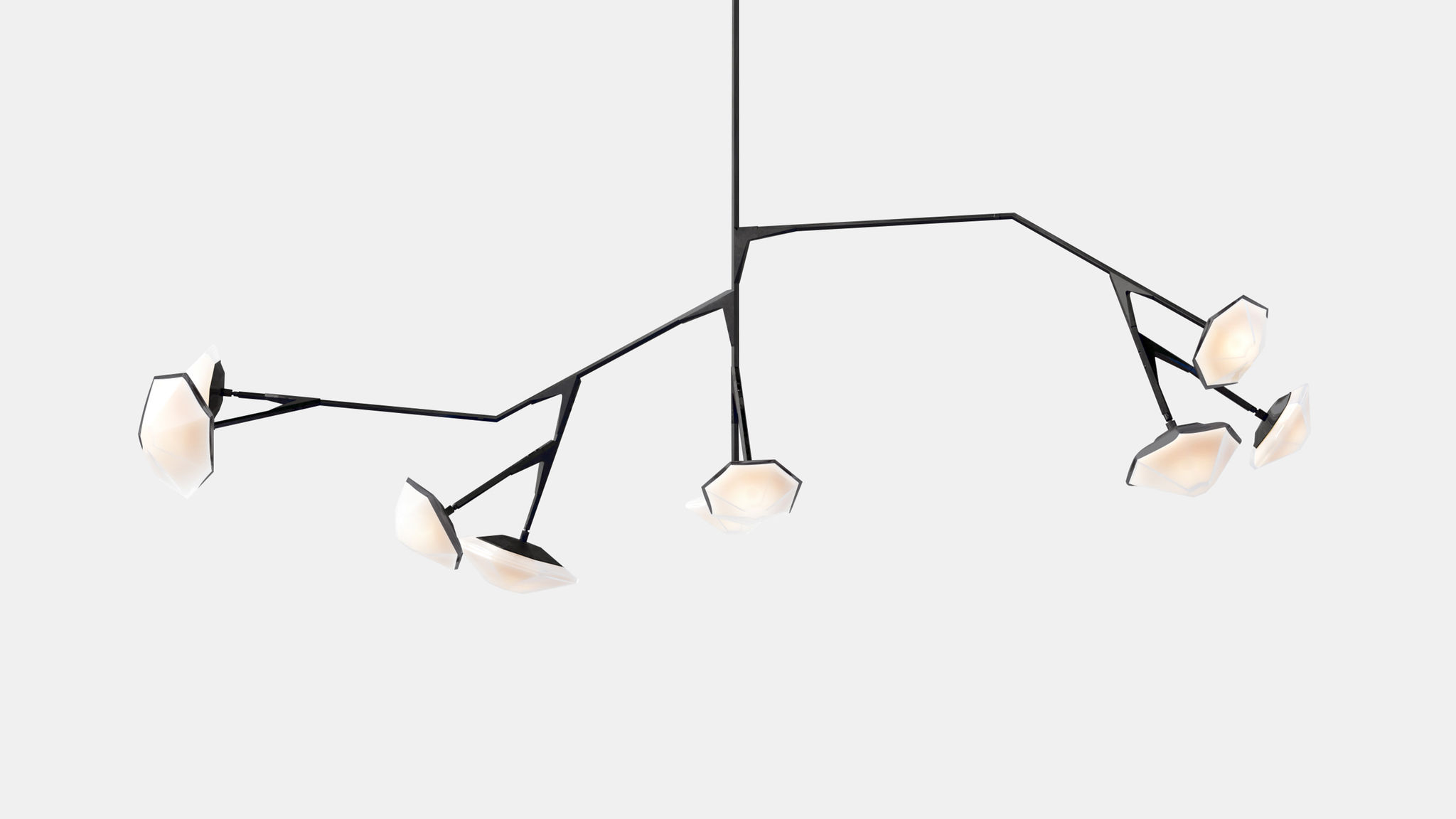 Twentieth GabrielScott MYRIAD 9LongChandelier Black