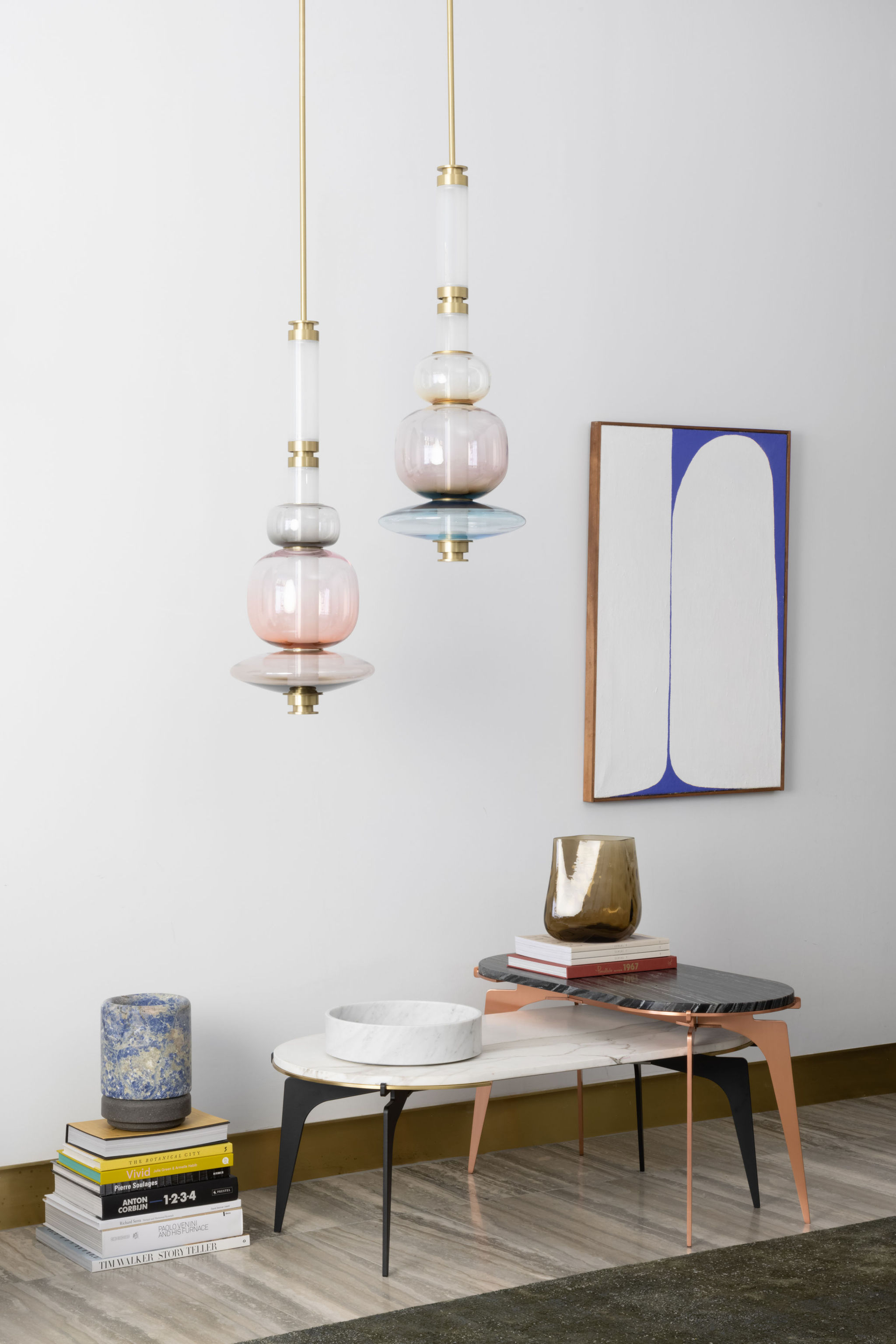 Twentieth GabrielScott PRONG RacetrackSideTable SITU