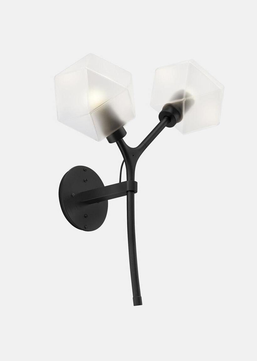 Twentieth GabrielScott WELLES DoubleSconce MG Black