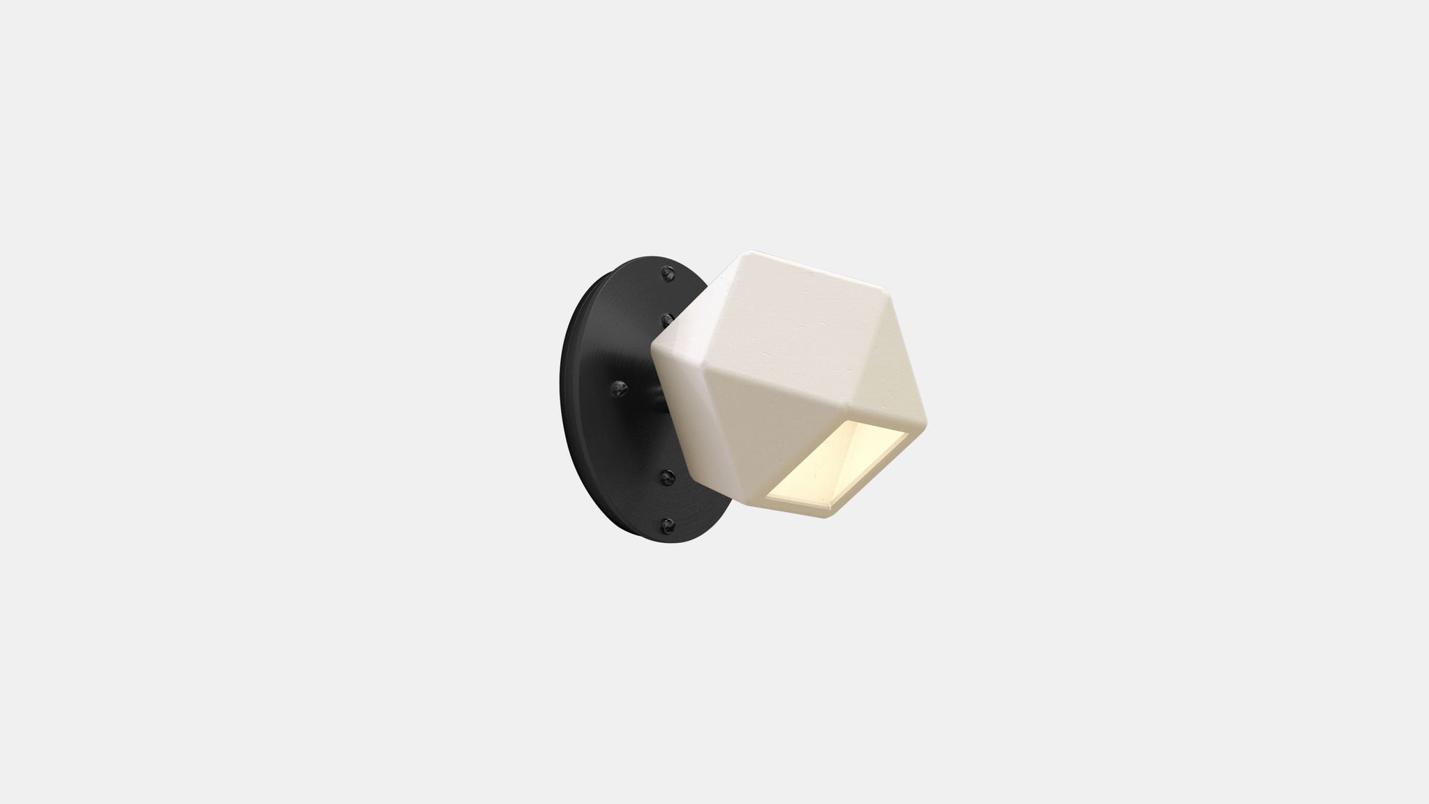 Twentieth GabrielScott WELLES SmallSconce KH Black