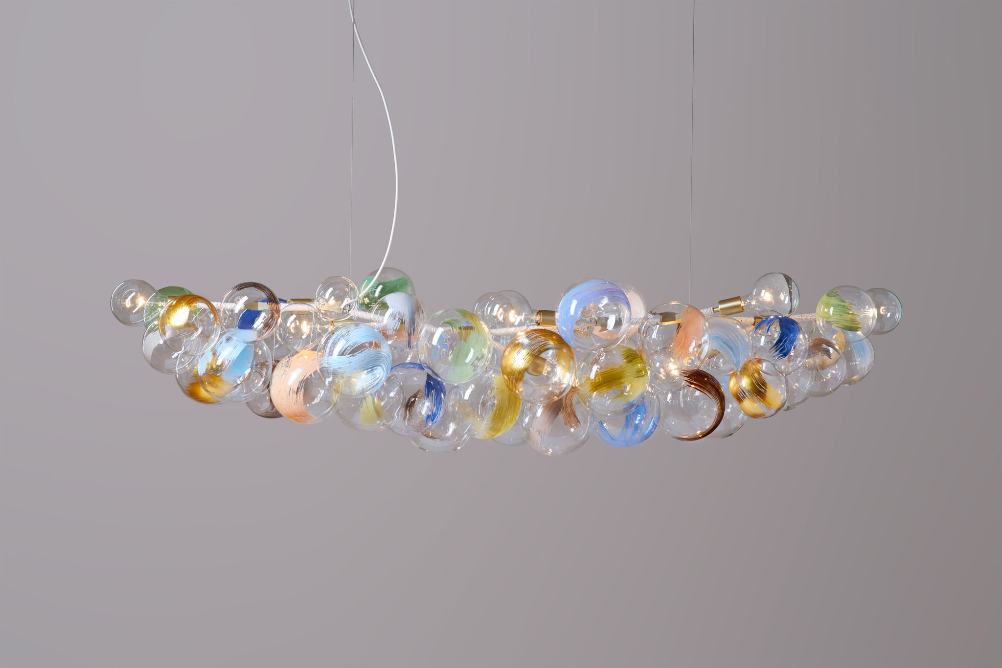 Twentieth PELLE LongBubbleChandelier Strokes On