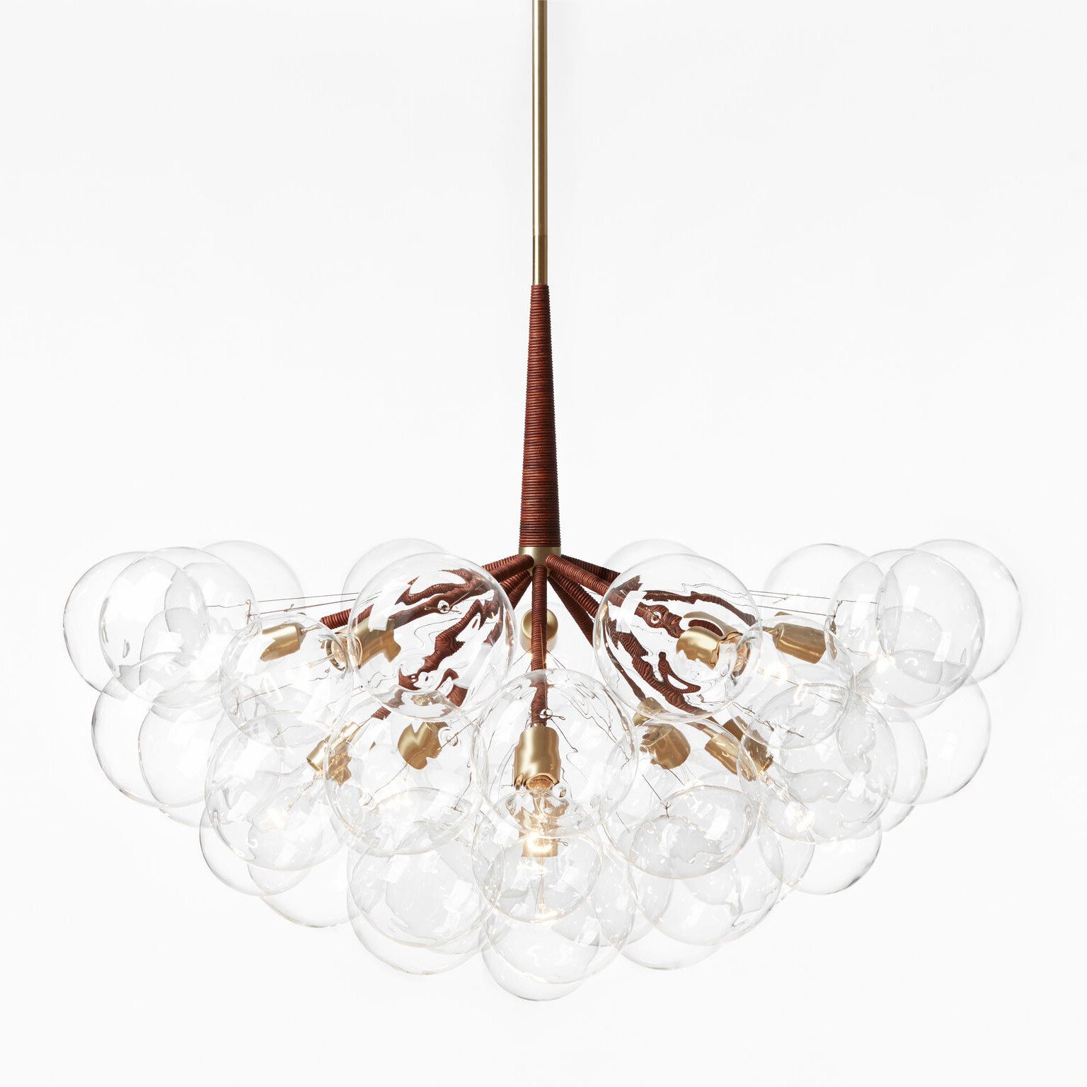 Twentieth PELLE SupraBubbleChandelier WhiteBG