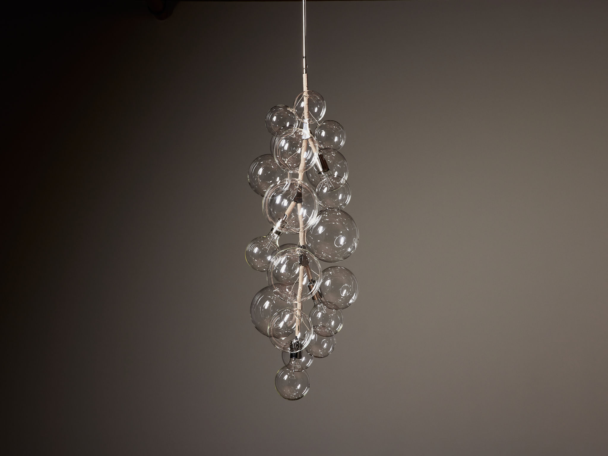 Twentieth PELLE TallBubbleChandelier Off