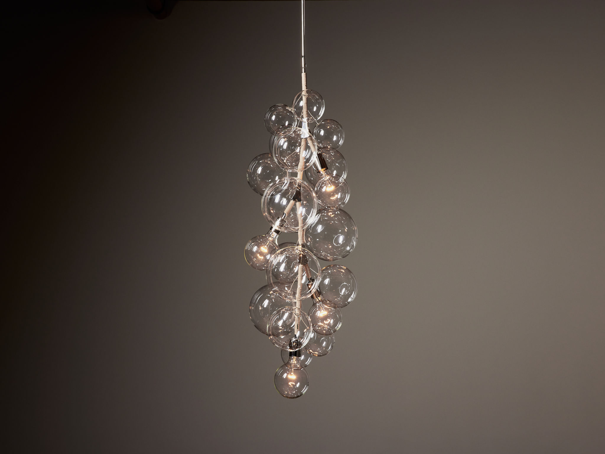 Twentieth PELLE TallBubbleChandelier On