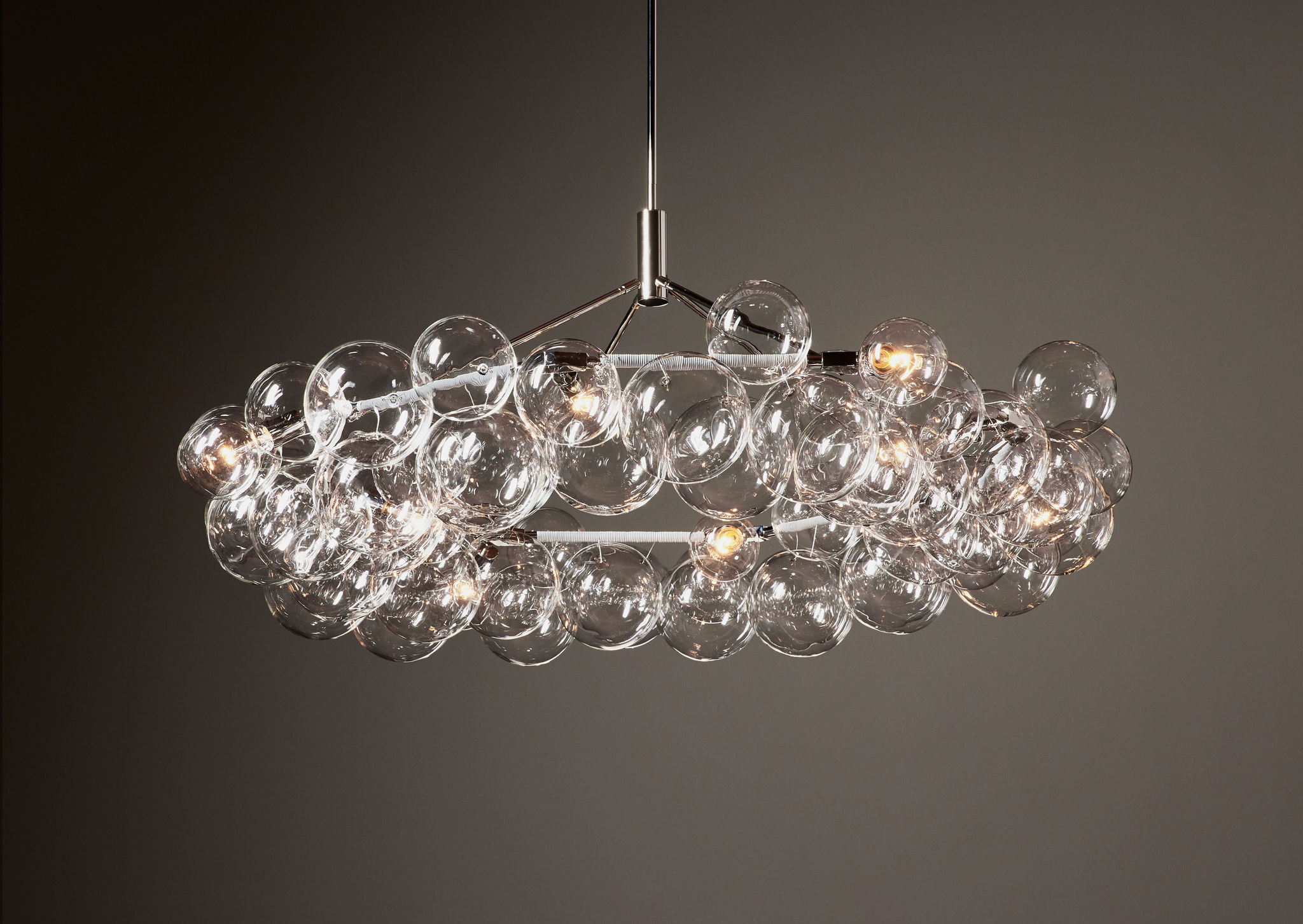 Twentieth PELLE WreathBubbleChandelier On