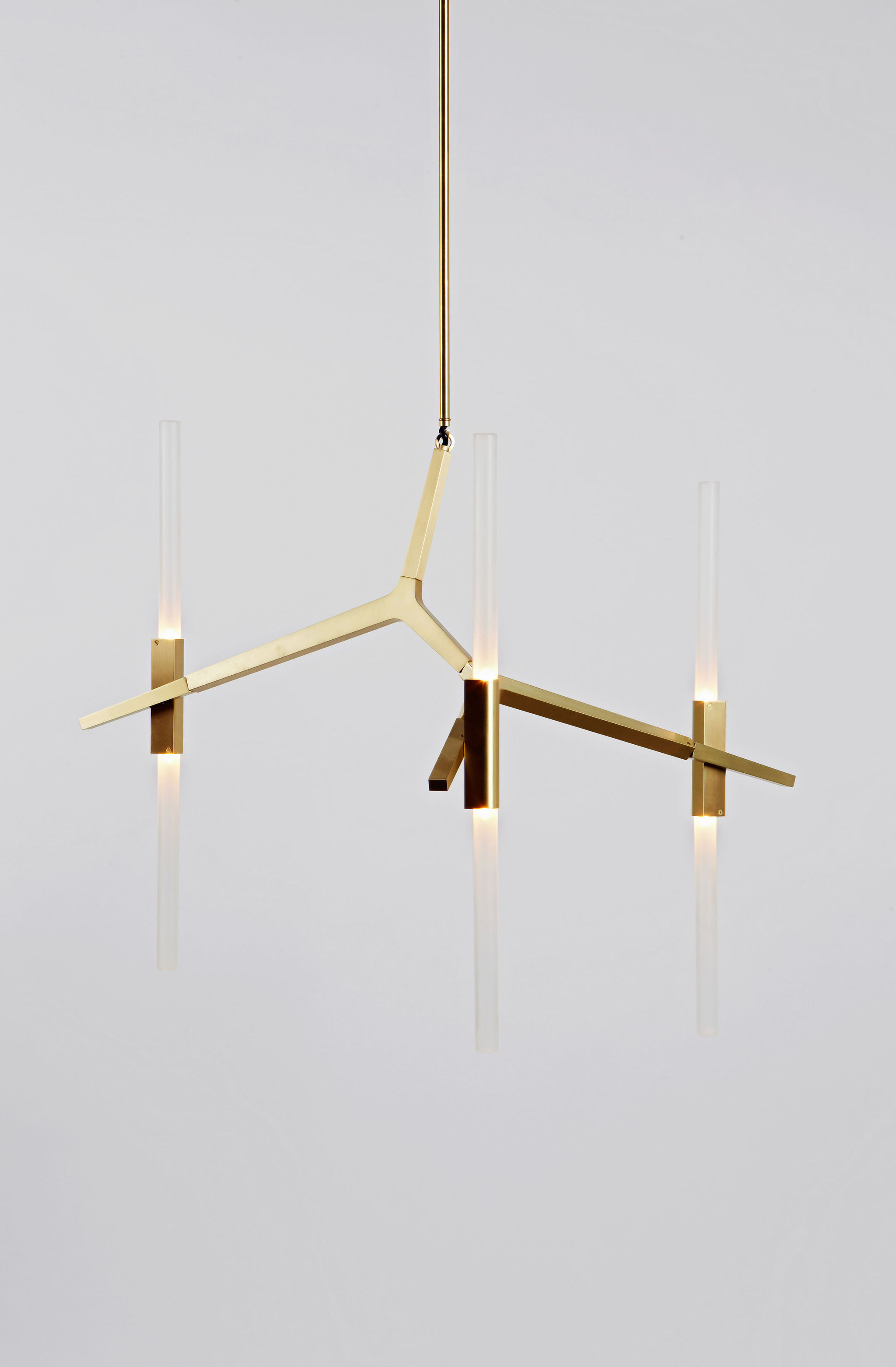 Twentieth RollHill AGNES Chandelier6 Brass