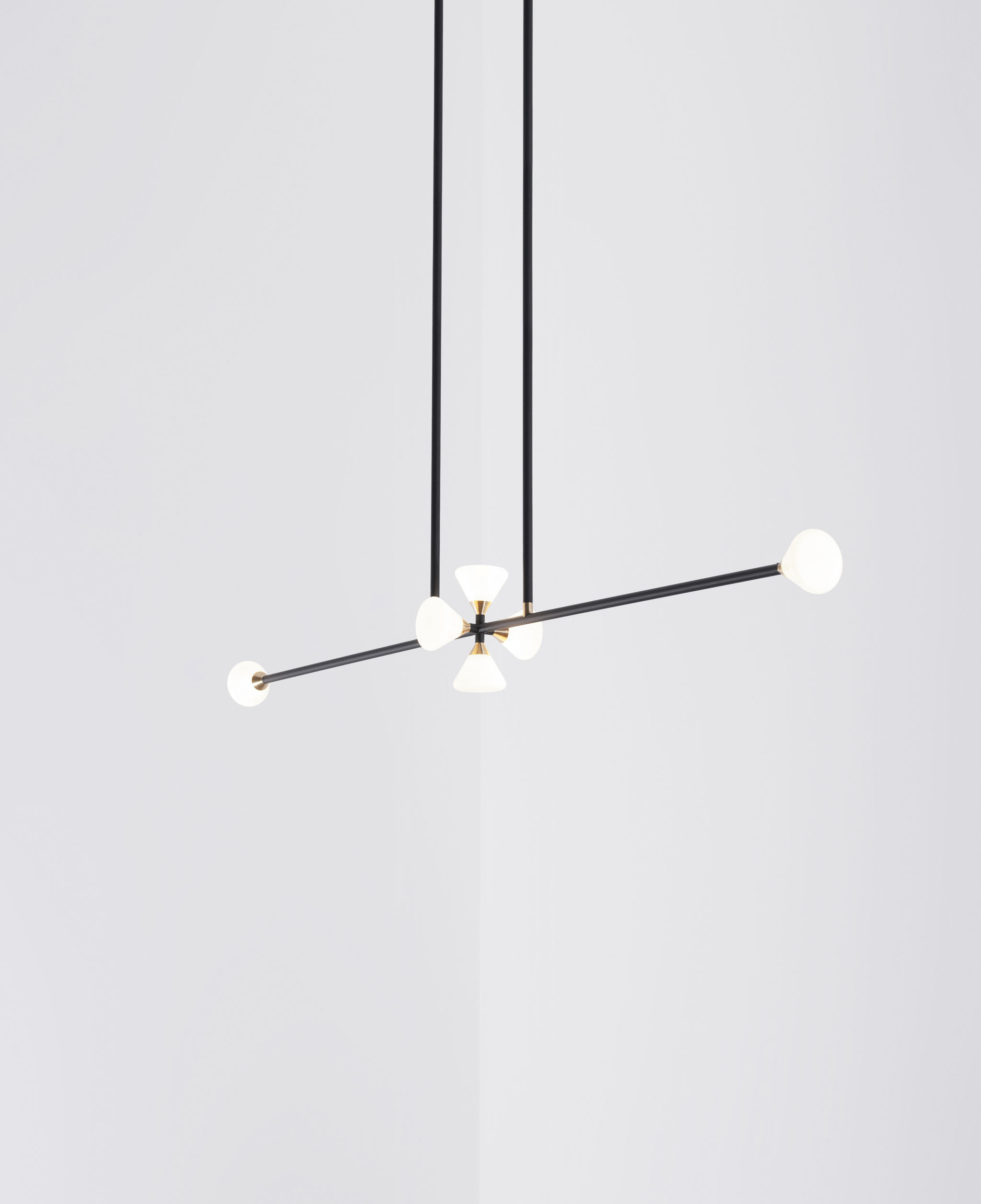 Twentieth RollHill APOLLOchandelier6 Black