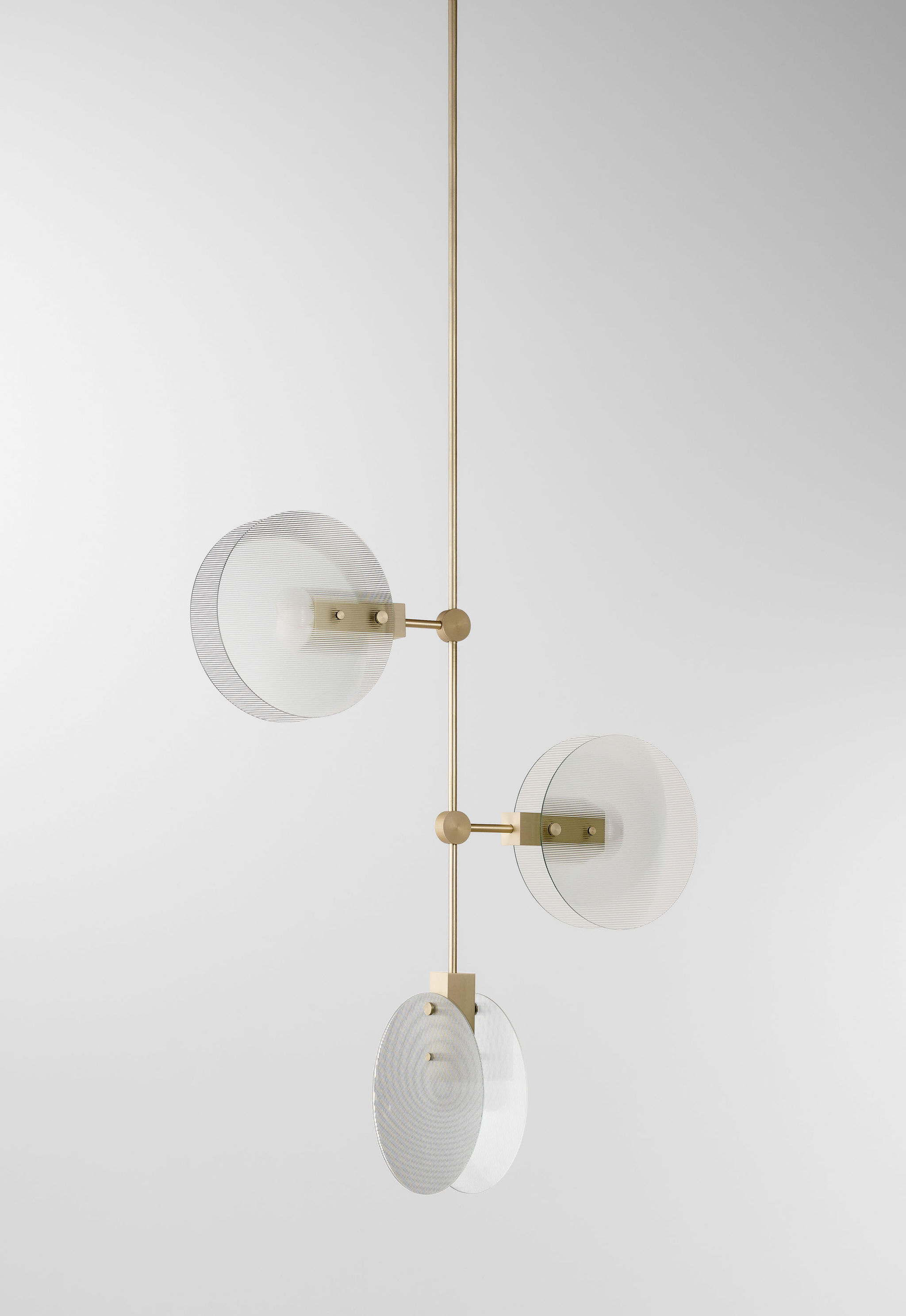 Twentieth RossGardam NEBULAE Vertical3 FlutedClearChampagne Off