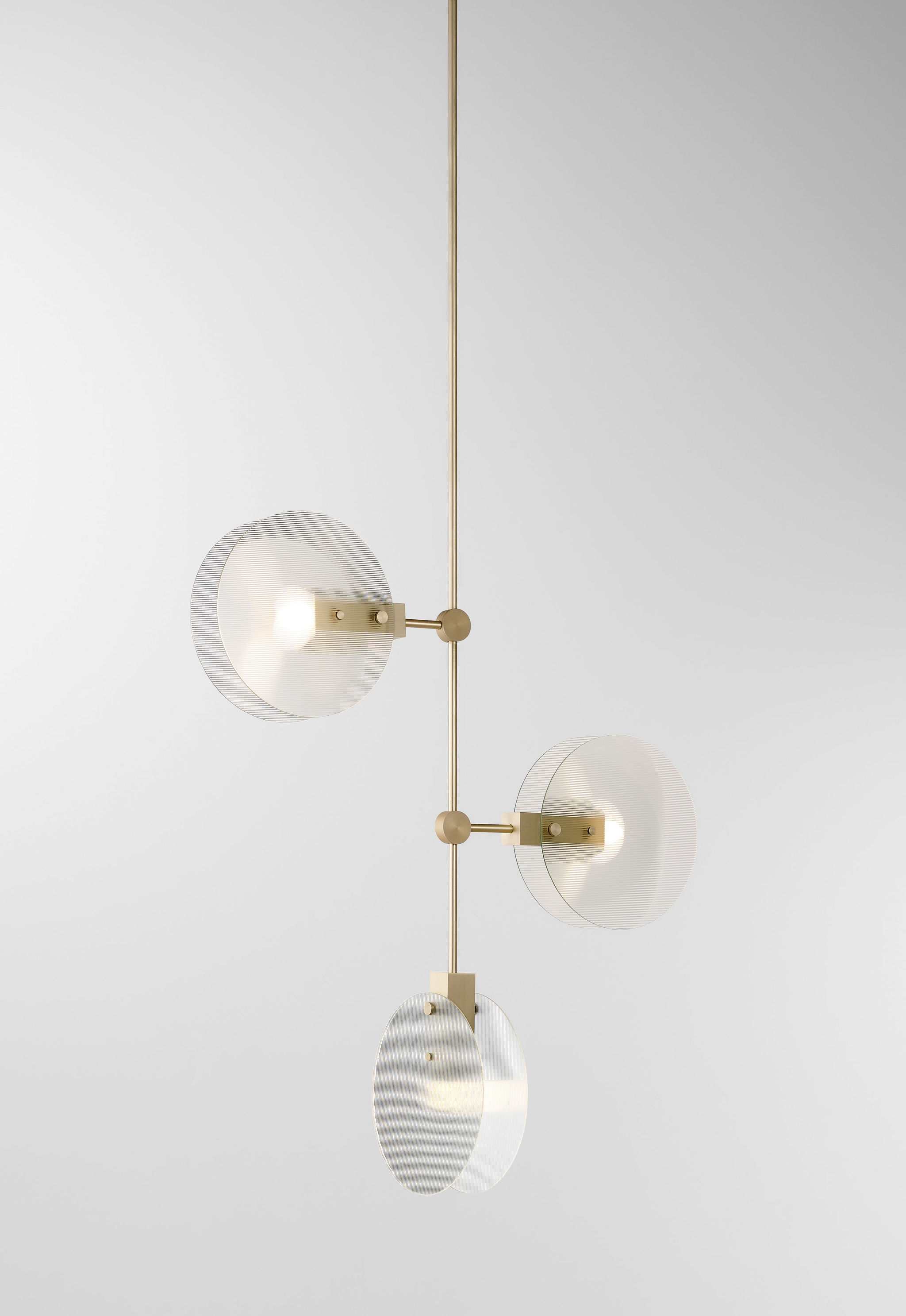 Twentieth RossGardam NEBULAE Vertical3 FlutedClearChampagne On