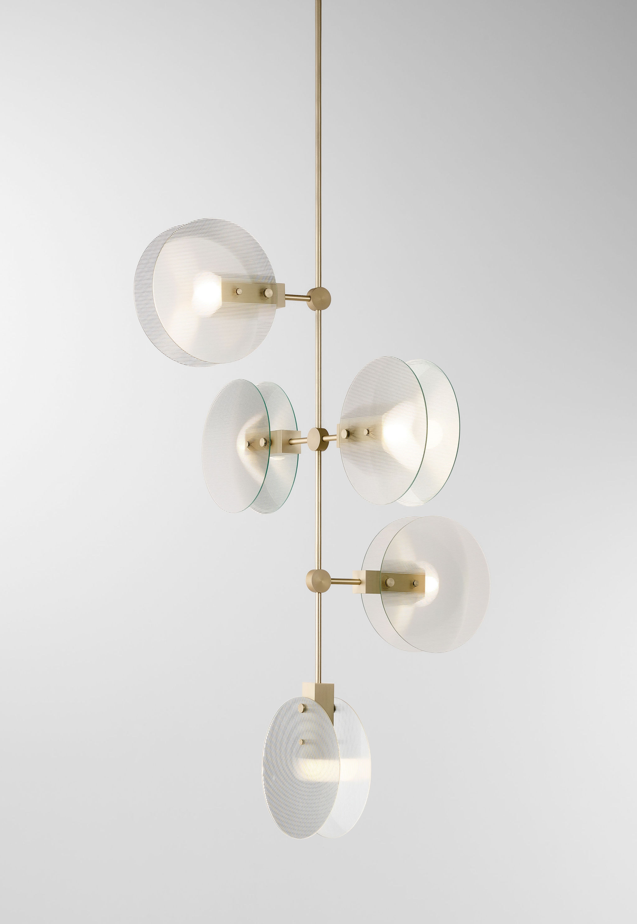 Twentieth RossGardam NEBULAE Vertical5offset FlutedClear Champagne Off 2