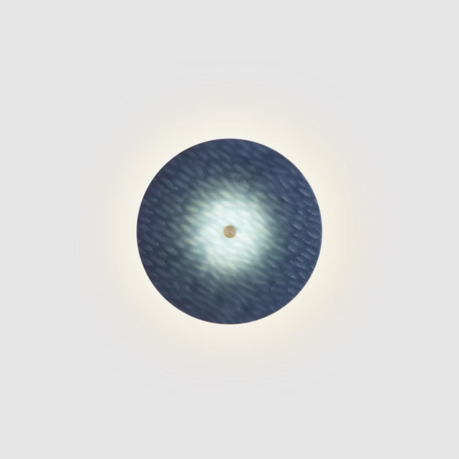 Twentieth RossGardam NEBULAE WallLight BlueRippleWhitePearl Champagne