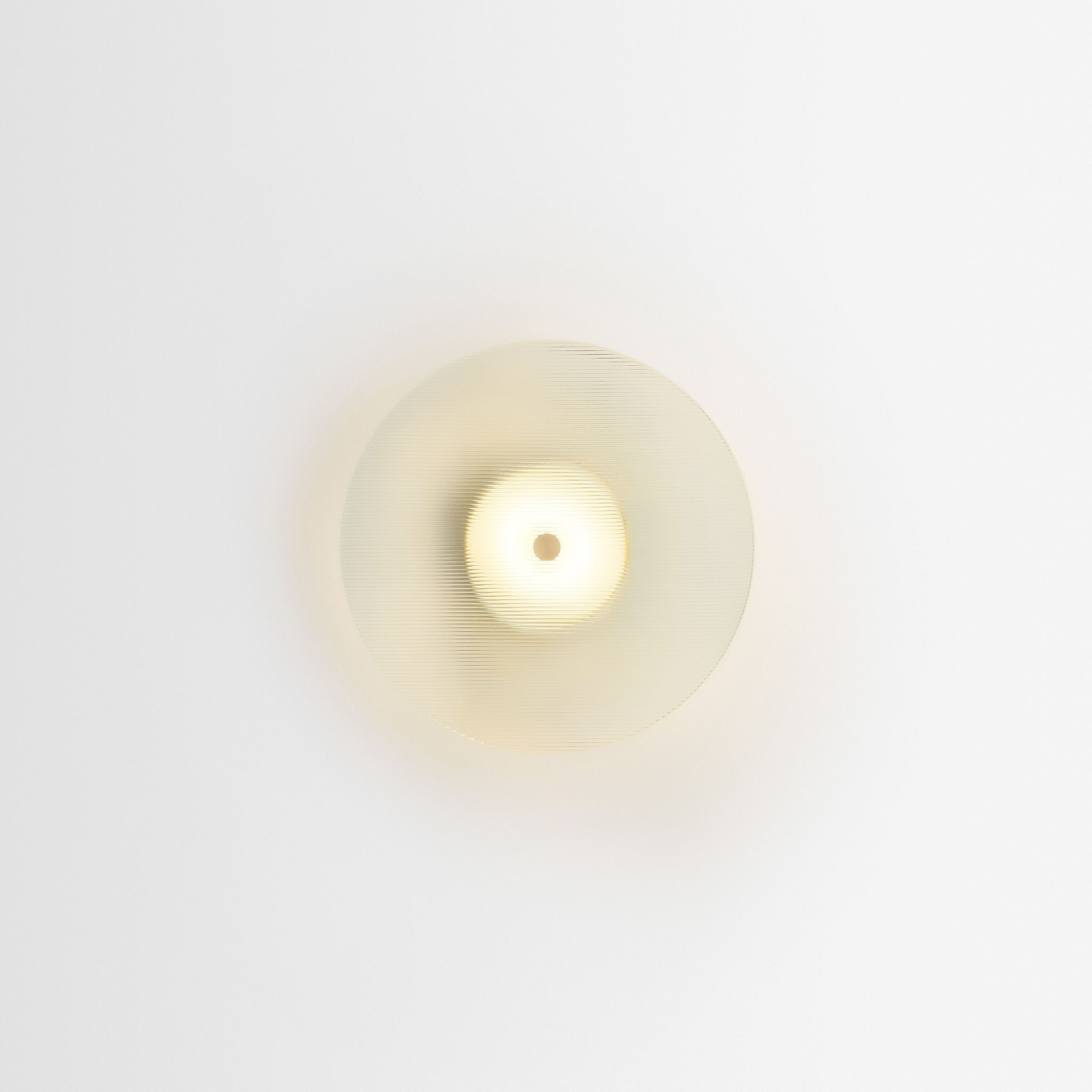 Twentieth RossGardam NEBULAE WallLight FlutedClear Champagne