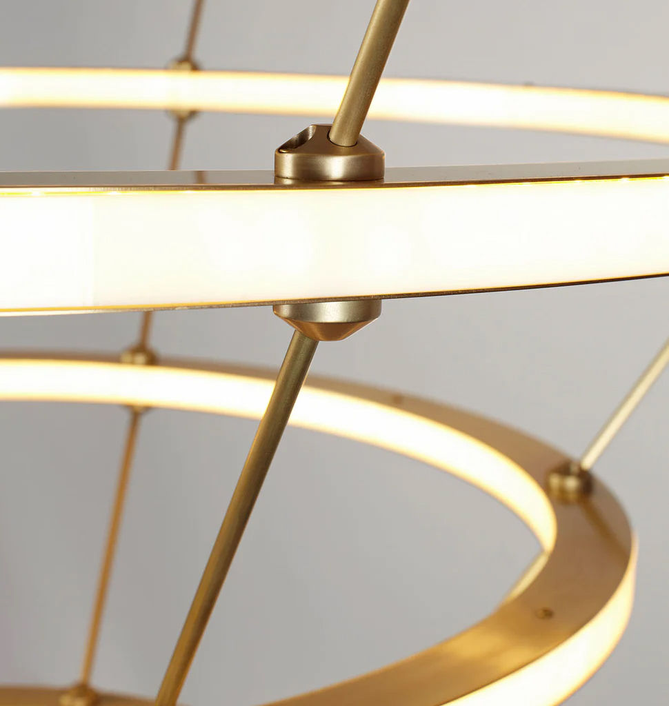 Twentieth RollHill HALO Chandelier4Rings Detail 2