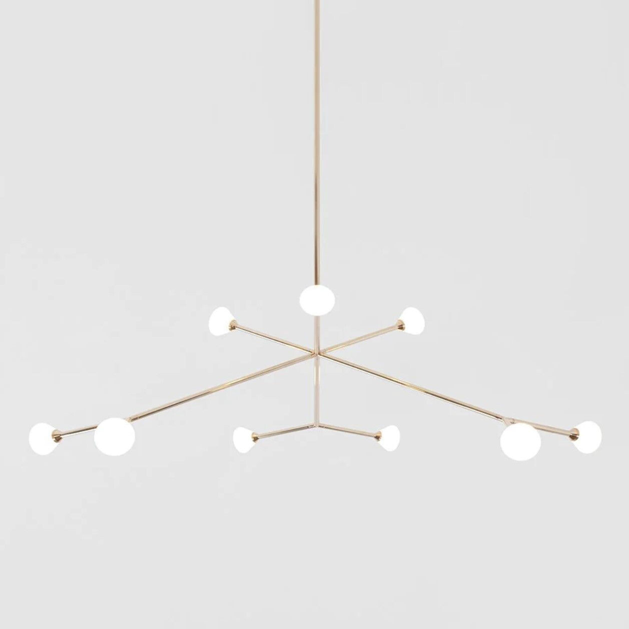 Twentieth RollHill NOVAchandelier9 Brass