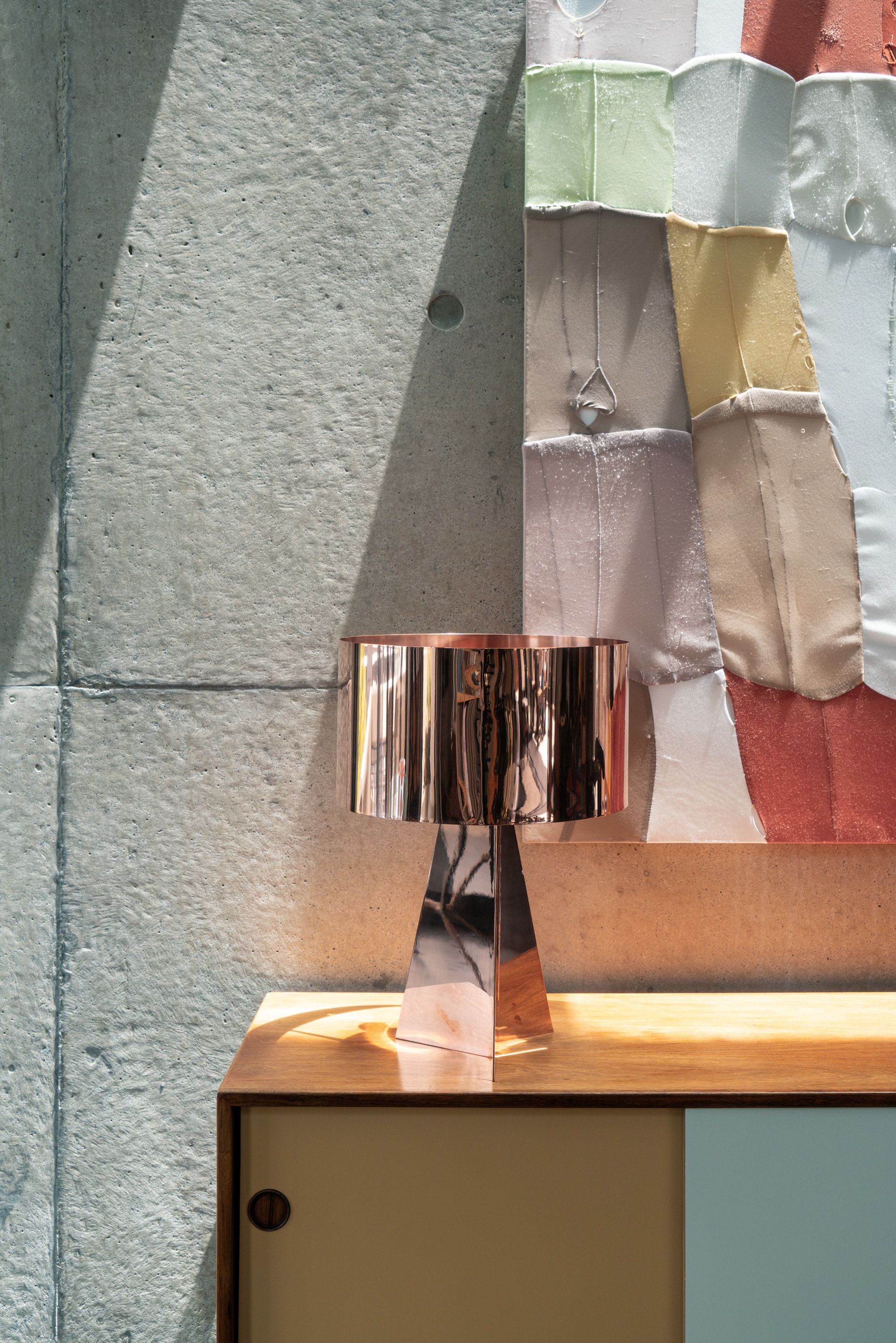 Twentieth OKHA Law And Disorder Copper Table Lamp 02