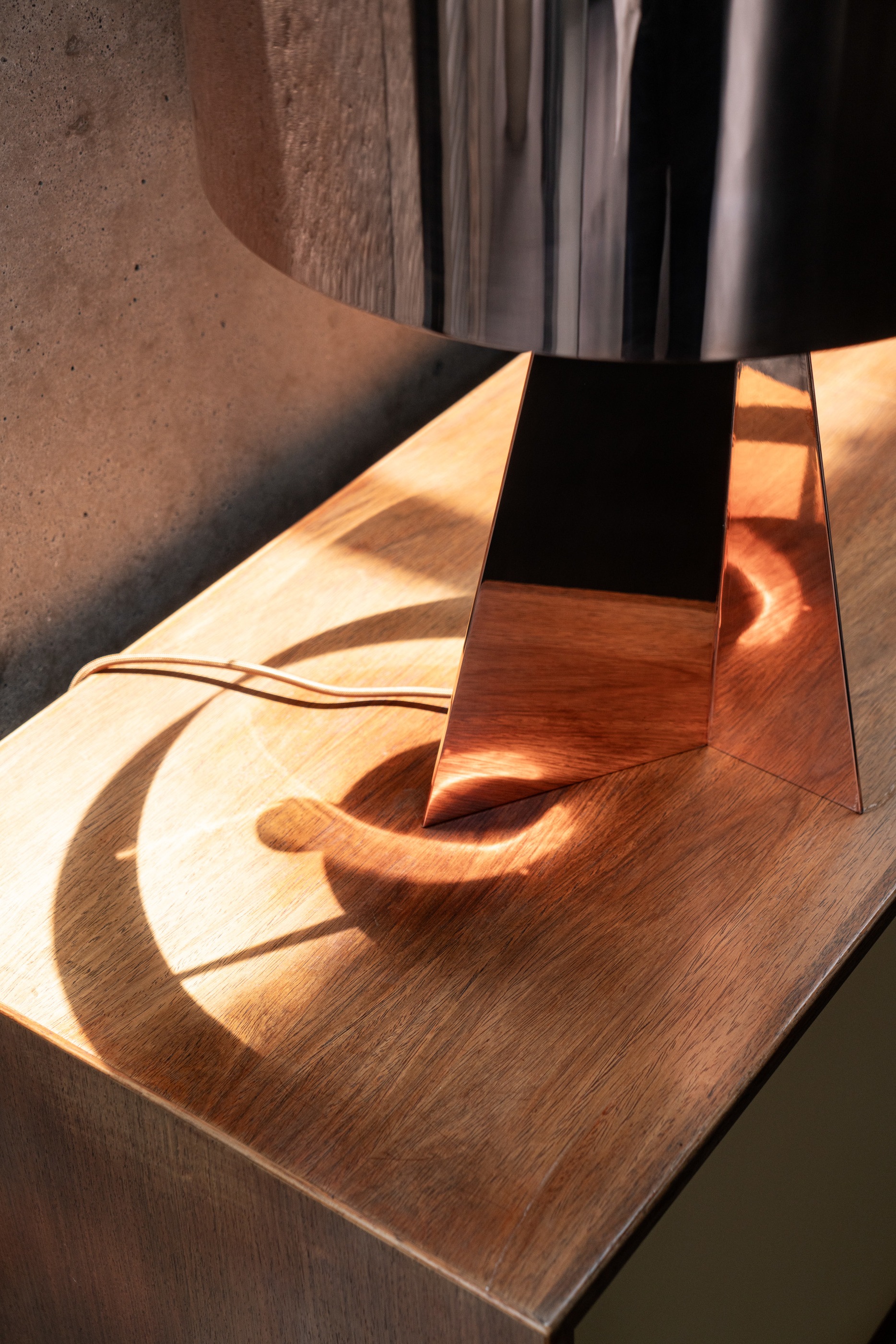 Twentieth OKHA Law And Disorder Copper Table Lamp 03