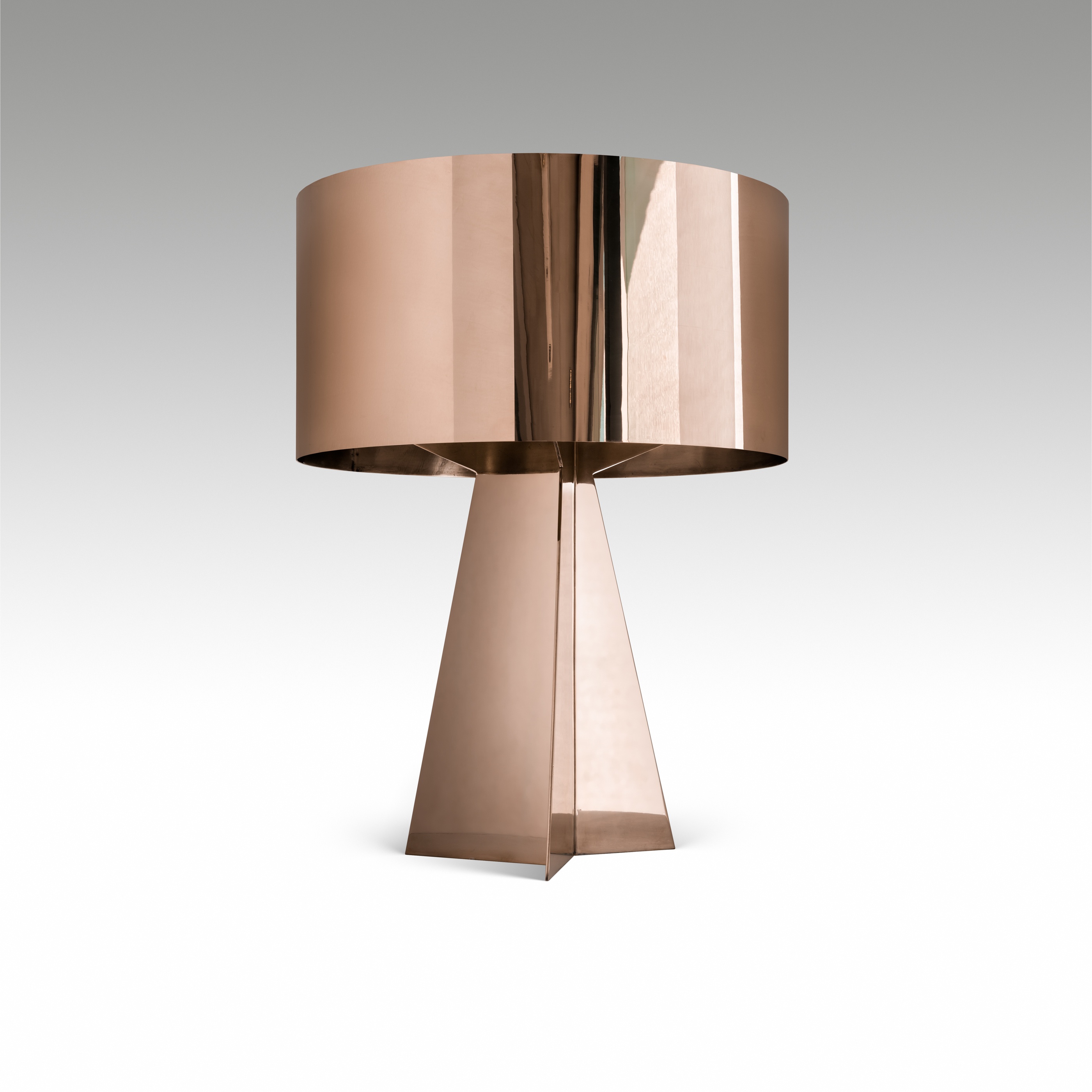 Twentieth OKHA Law And Disorder Copper Table Lamp 13