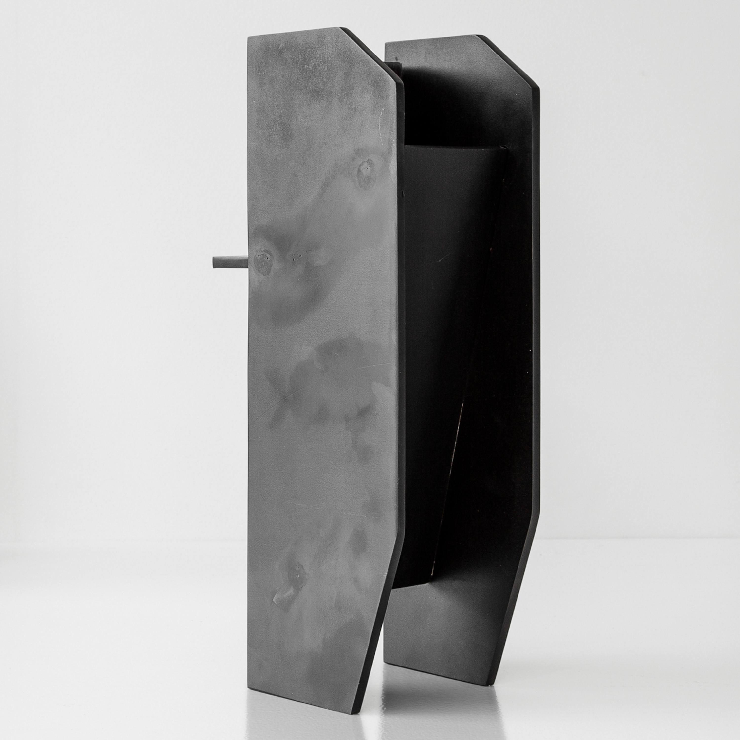 ALTA Candleholder Blackened Mild Steel HR (1) 2