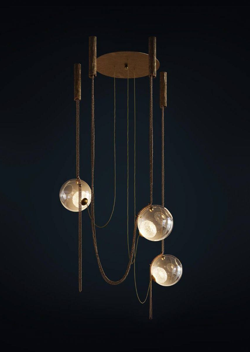 Twentieth Larose Guyon Abysse 03 Chandelier 12