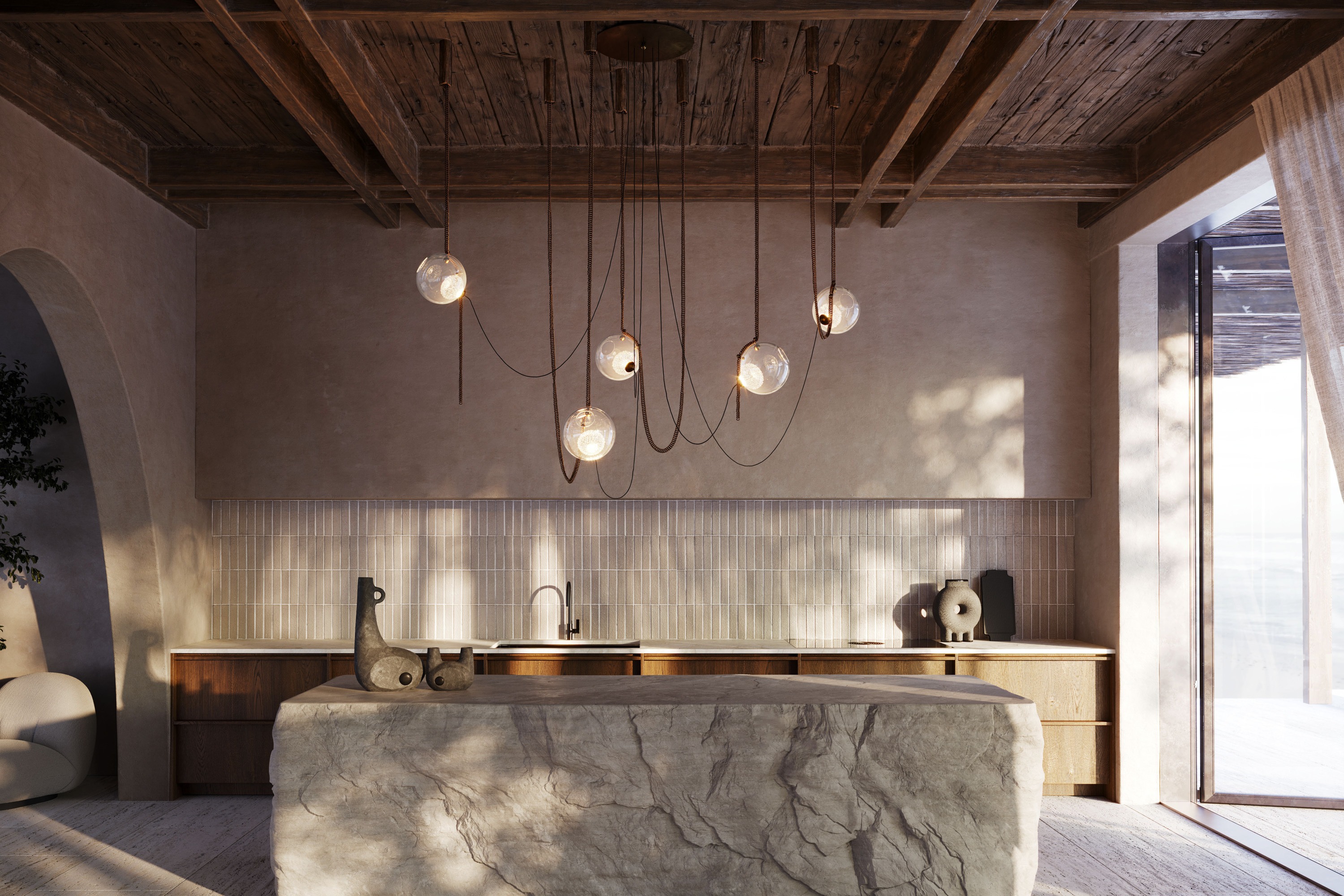 Twentieth Larose Guyon Abysse 05 Chandelier In Situ 01