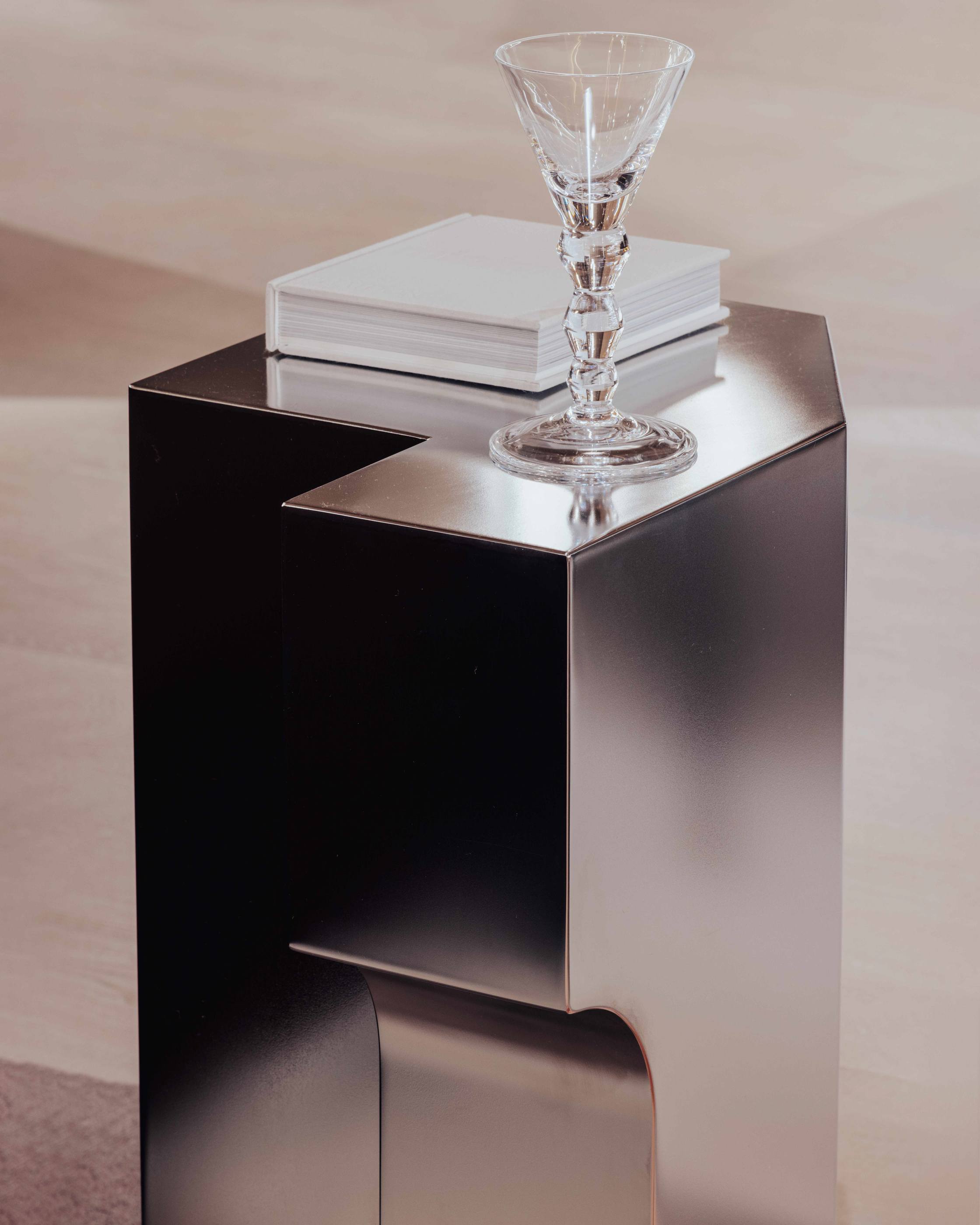 Twentieth OKHA Cut Forms Side Table In Situ 03