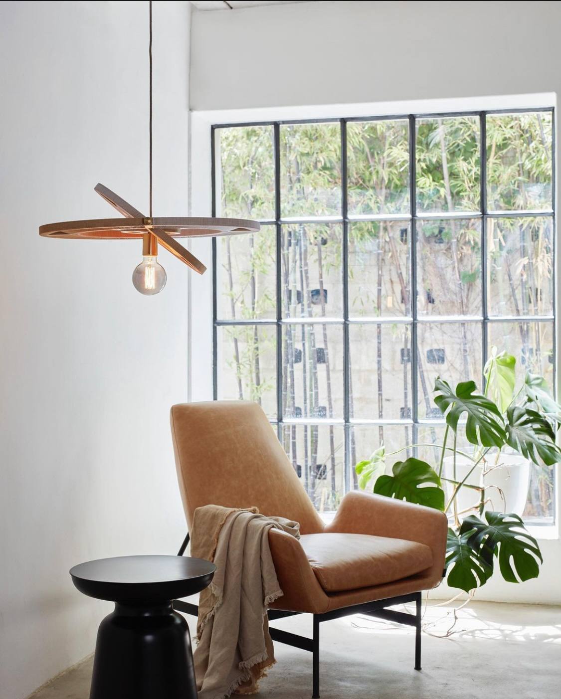 Twentieth OKHA Nicci Steel Armchair in situ 10