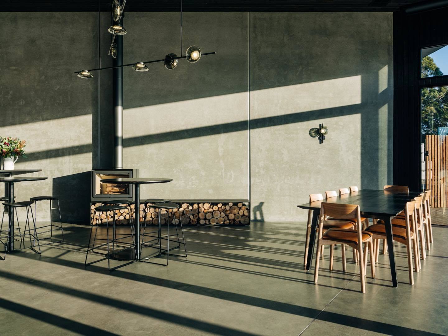 Twentieth Ross Gardam Ceto Vertical Chandelier In Situ 04