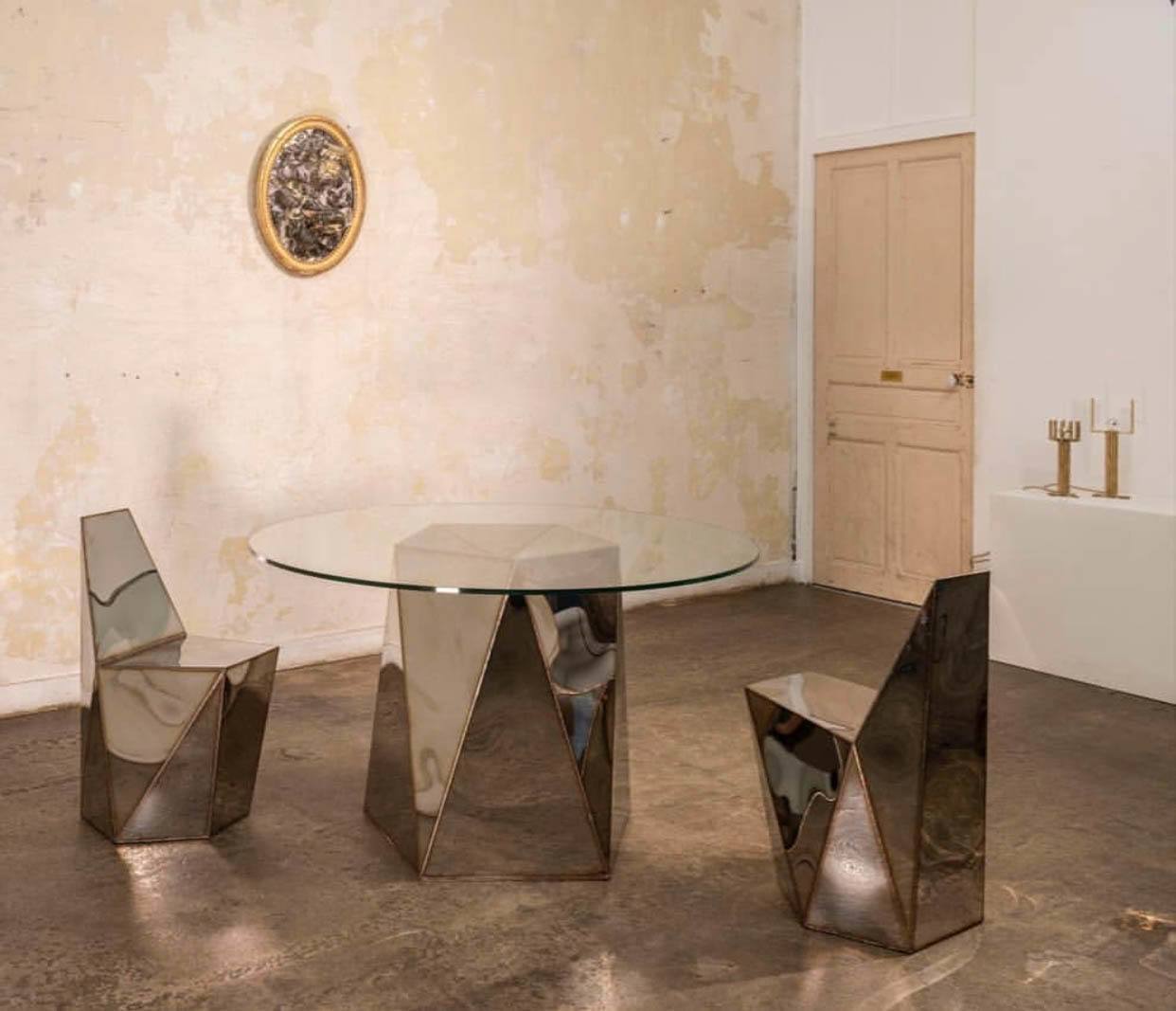 hex chair and penta table