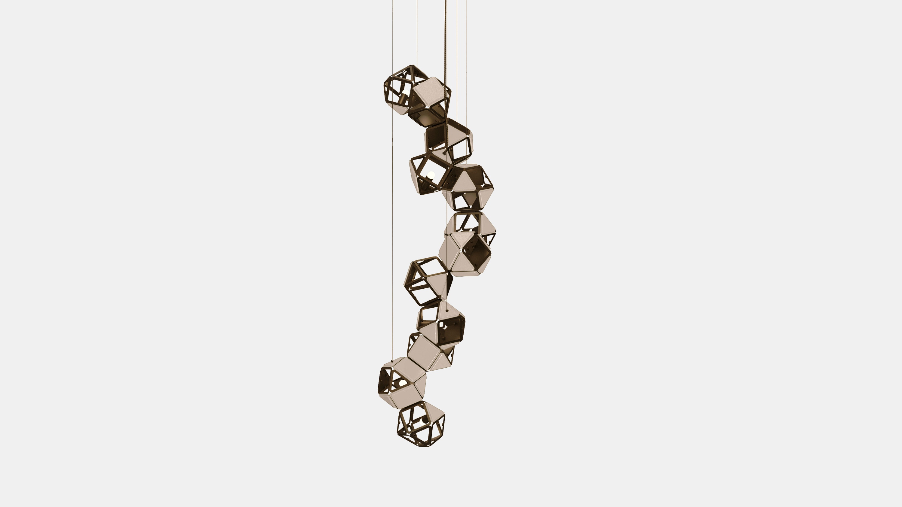 Twentieth_GabrielScott_WELLES_VerticalChandelier_SM_Bronze_NudeLeather