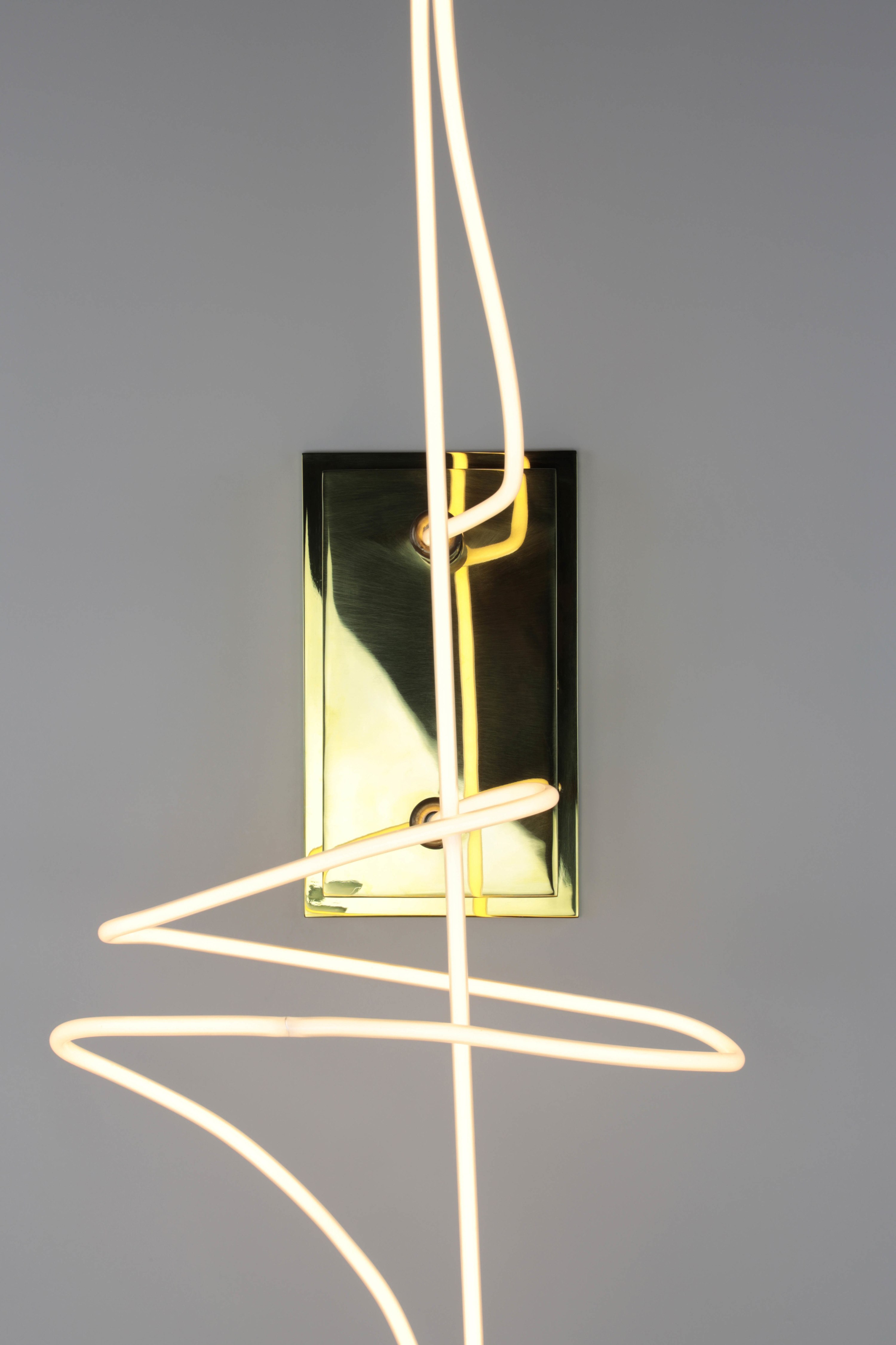 Neon Line Study Sconce A_11