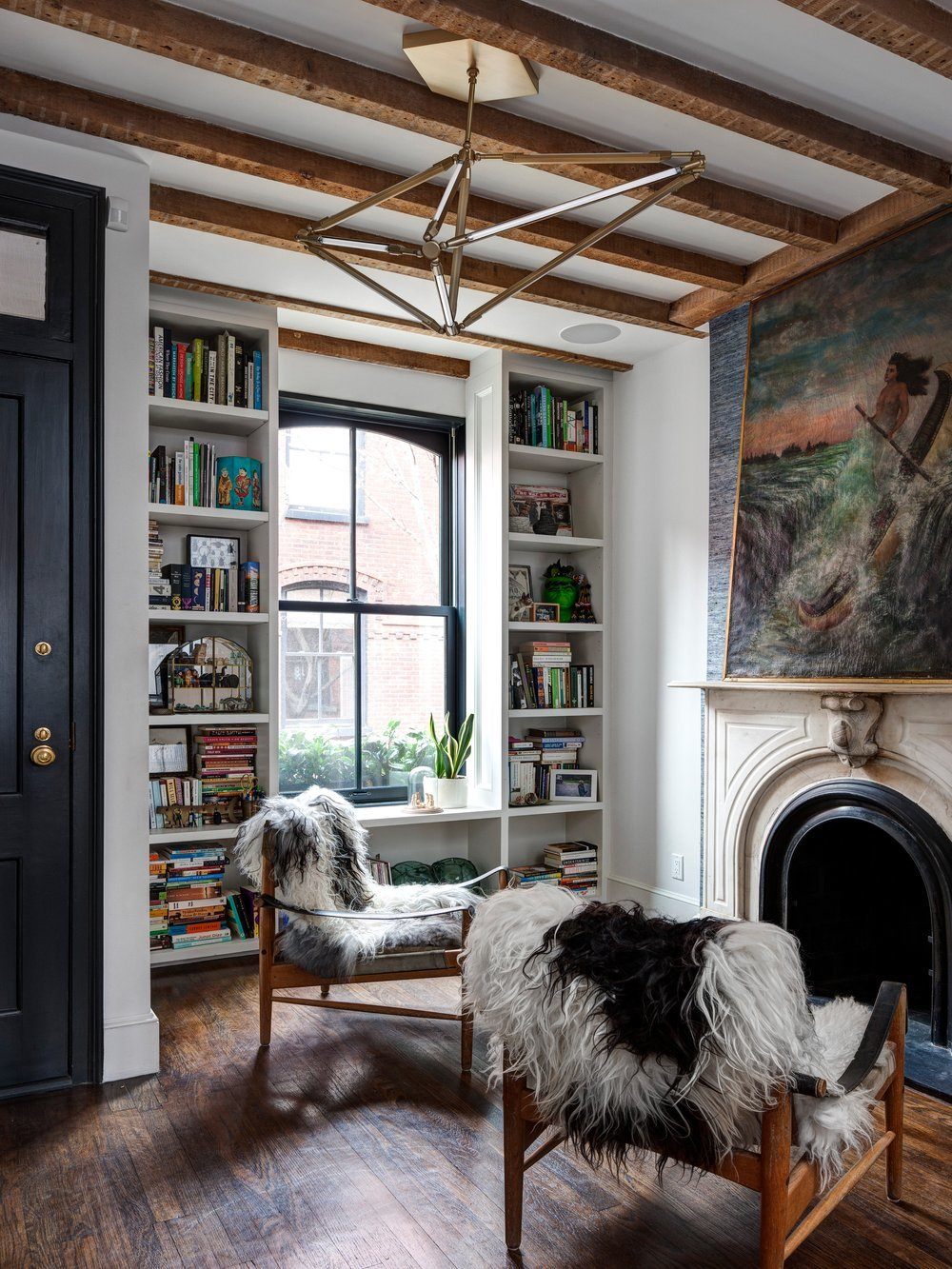 Brooklyn, NY – DECEMBER 16, 2014: Home of Elspeth Benoit and David Bevan in Cobble Hill, Brooklyn. Architect, Elizabeth Roberts. Credit: Photographs by Bruce Buck for The New York Times.