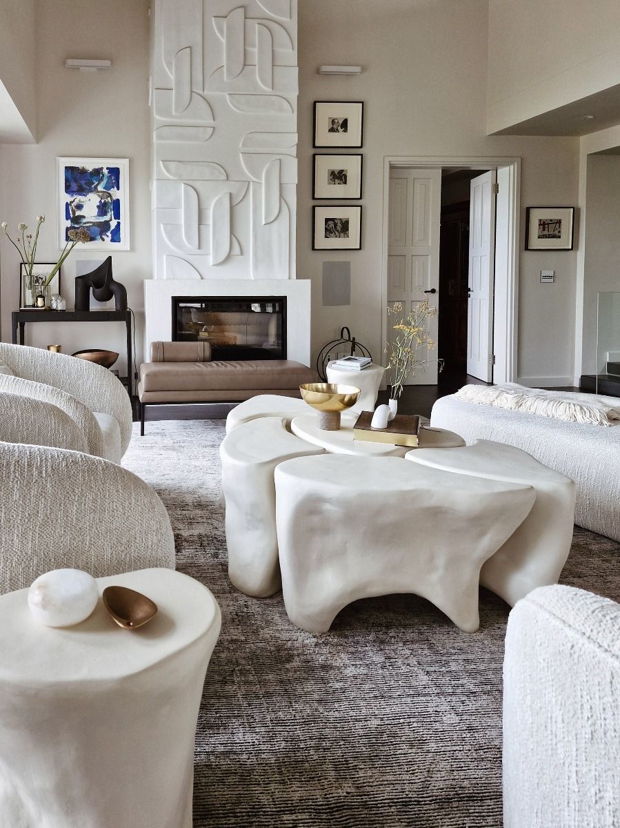 Twentieth Jan Ernst Some Of The Parts Coffee Table Plaster In (2)